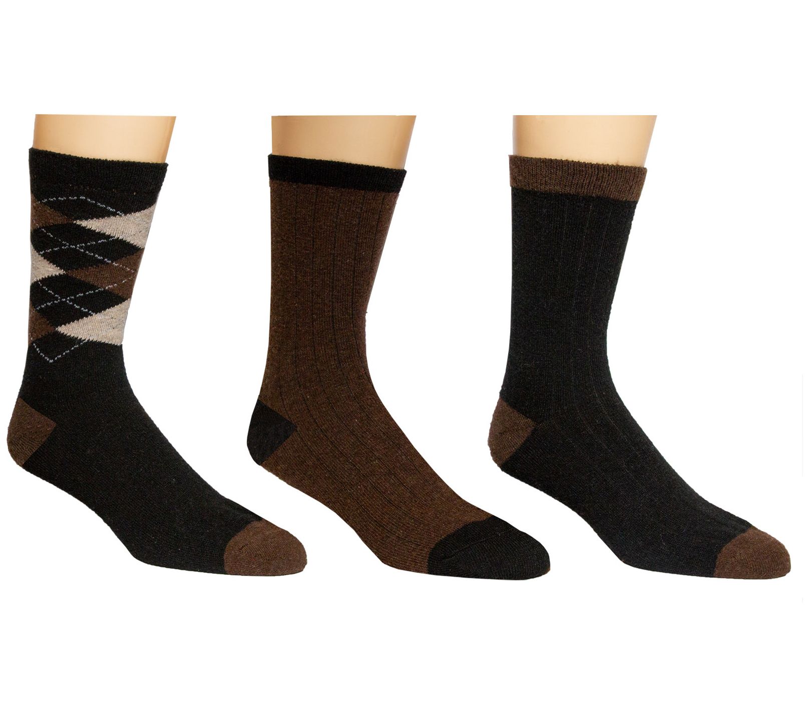 Colours by Alexander Julian Men's Cashmere Wool Blend Socks