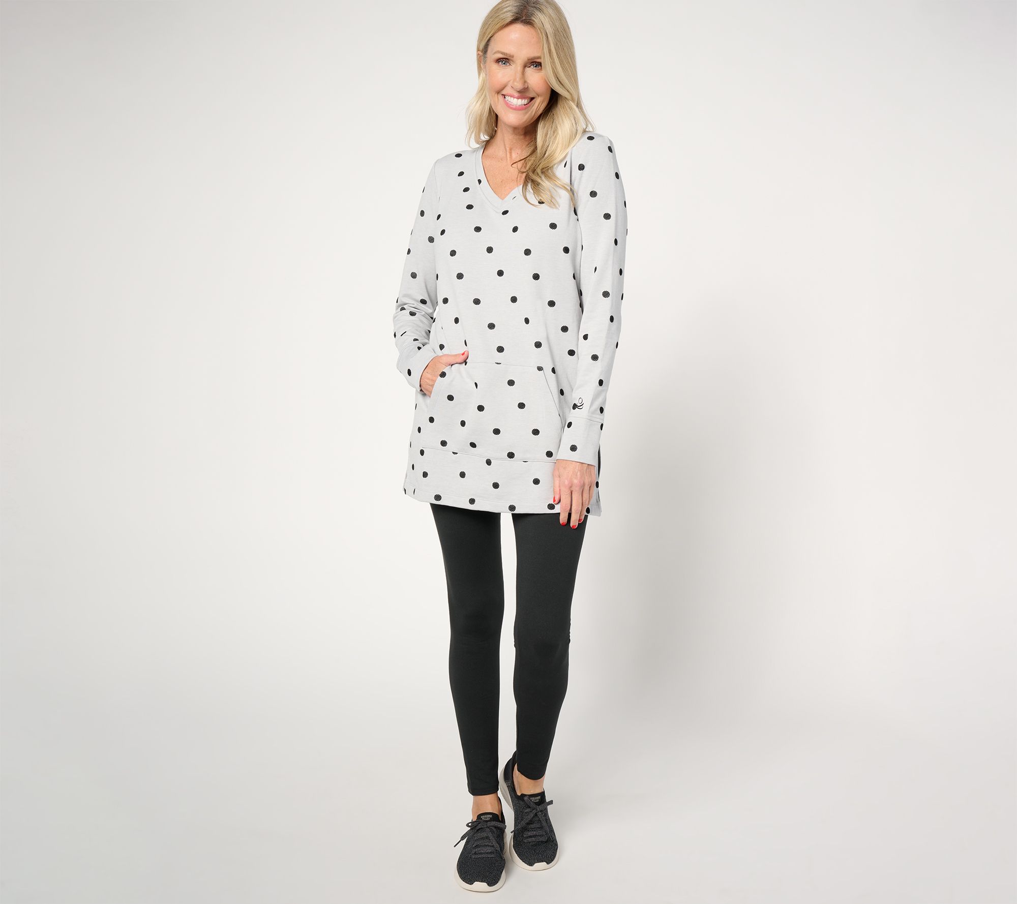 Cuddl Duds Tall Comfortwear Tunic & Legging Lounge Set