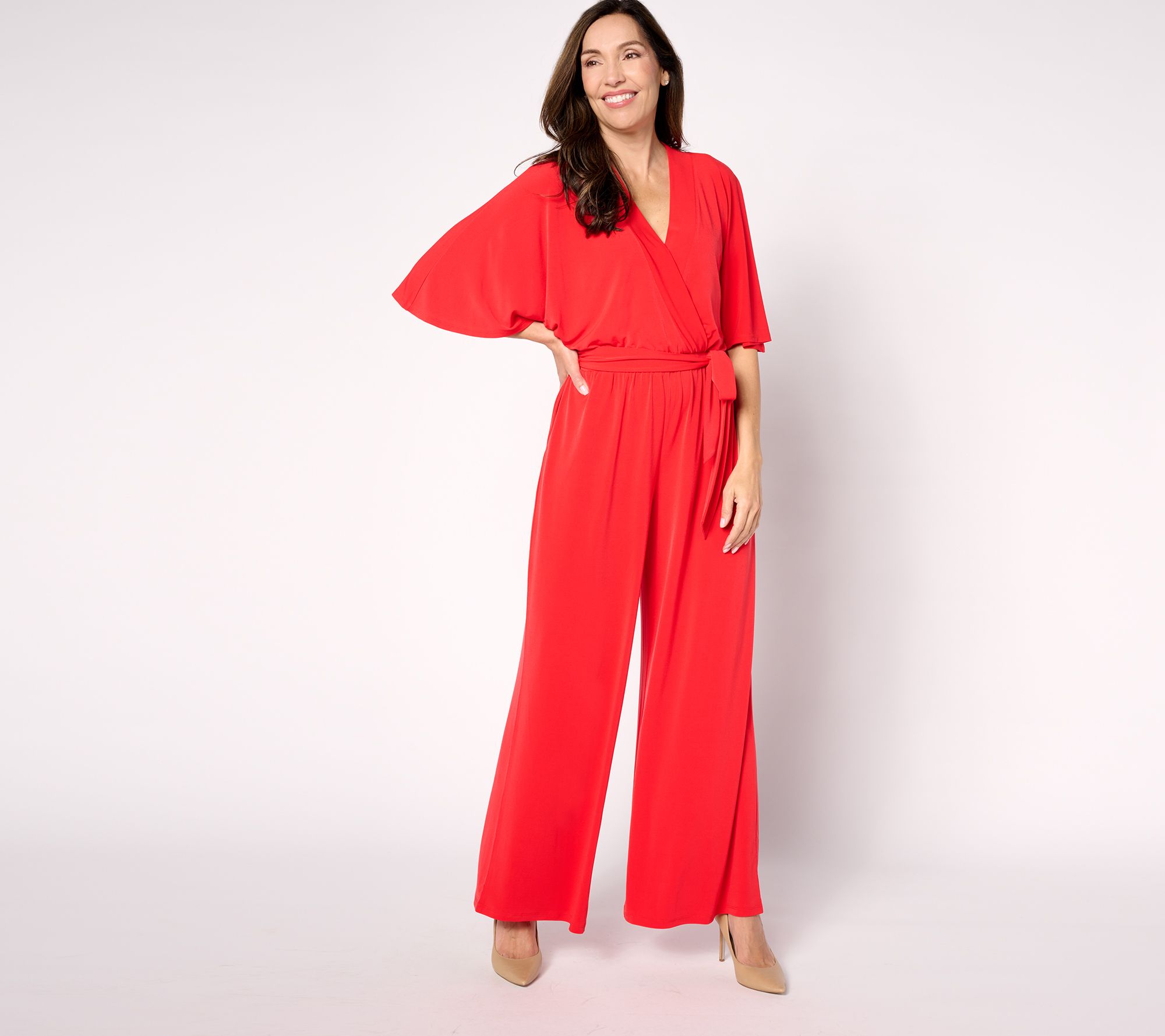 BEAUTIFUL by Lawrence Zarian The Crisitina Petite Wide Leg Trouser 