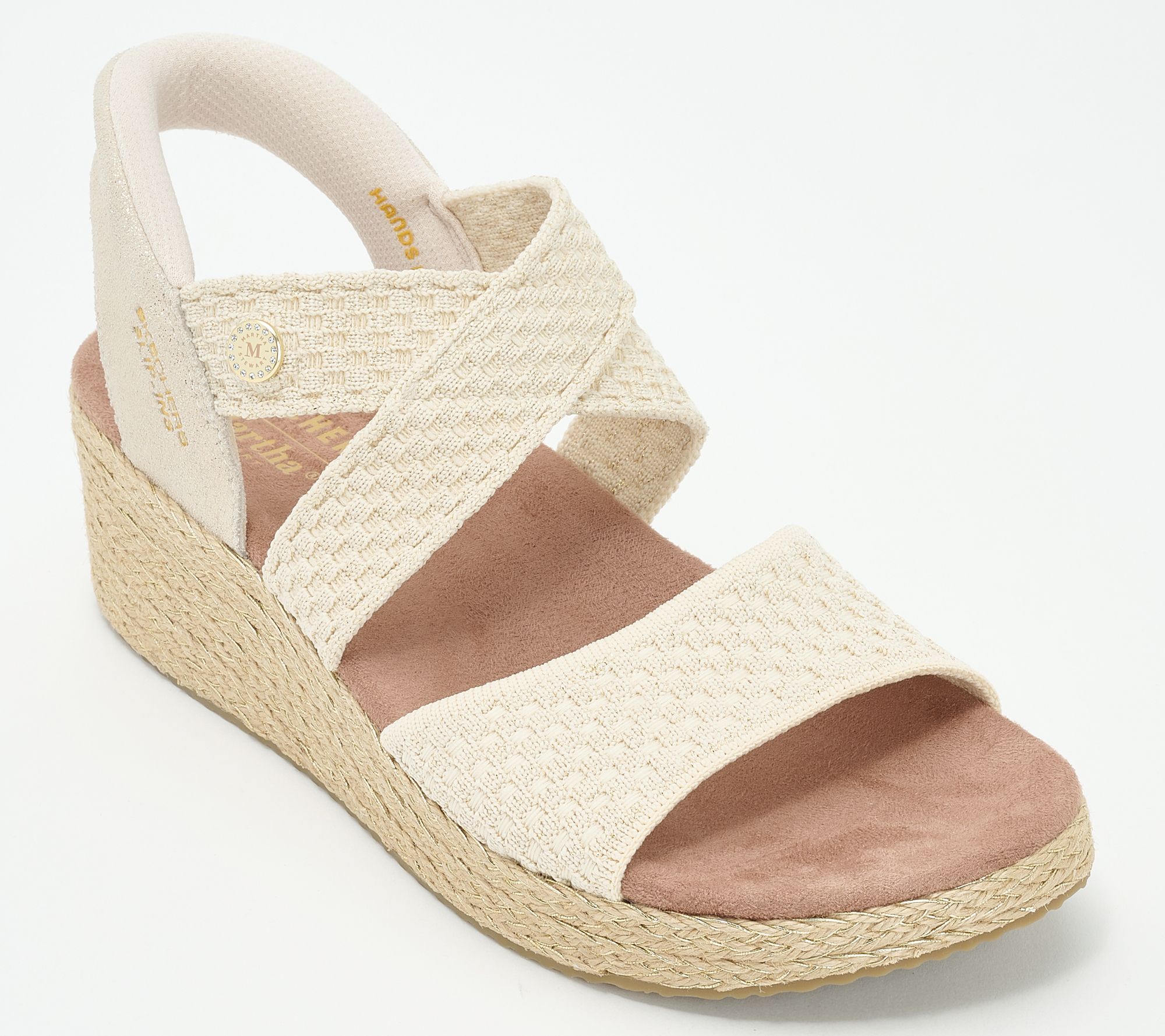 Skechers x Martha Stewart Slip-ins Cali Beverlee Lux Knit Wedges