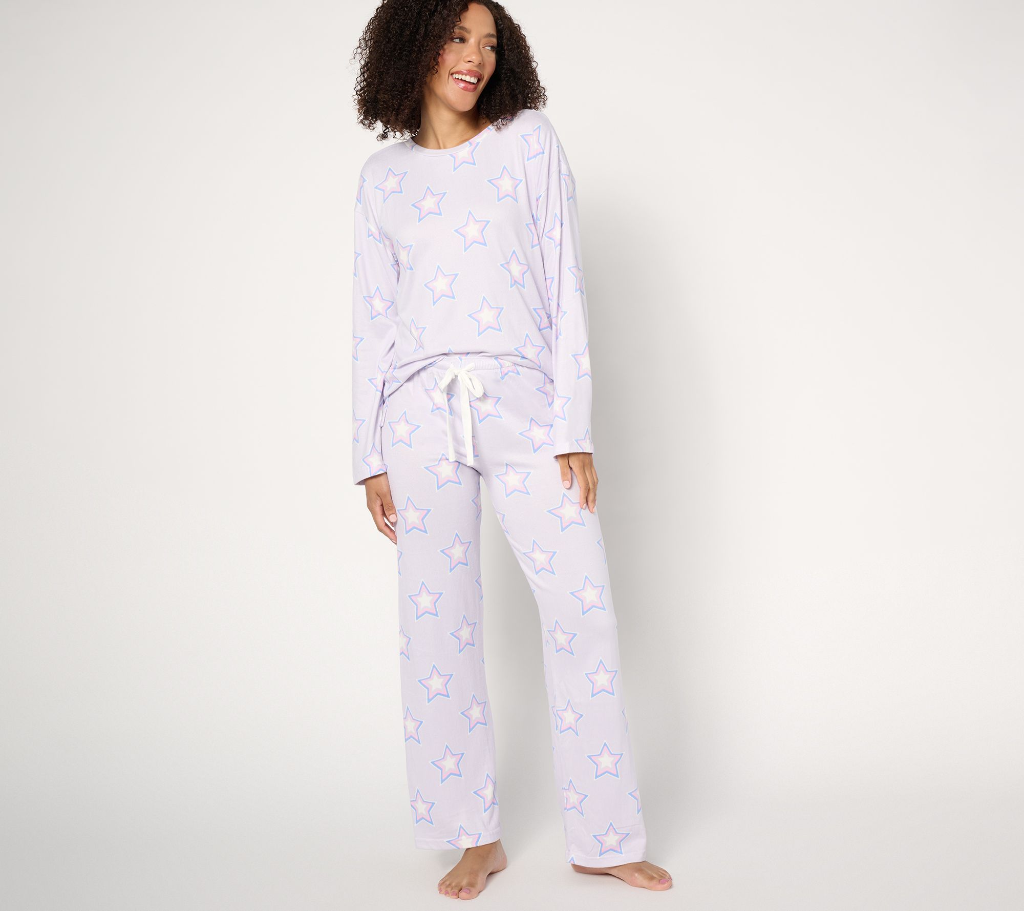 "As Is" PJ Salvage X Cozy Zoe Butter Jersey Long Slv Pajama Set