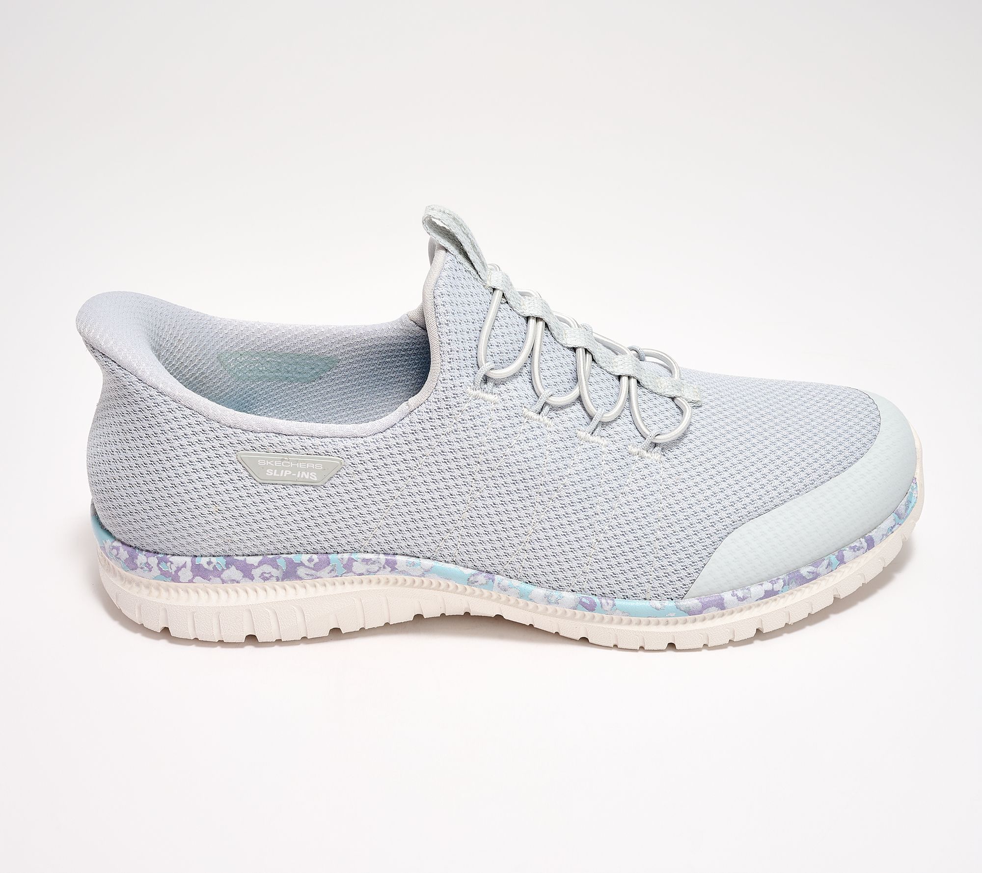 Skechers Slip-ins Virtue Vegan Washable Floral Bungee Shoes
