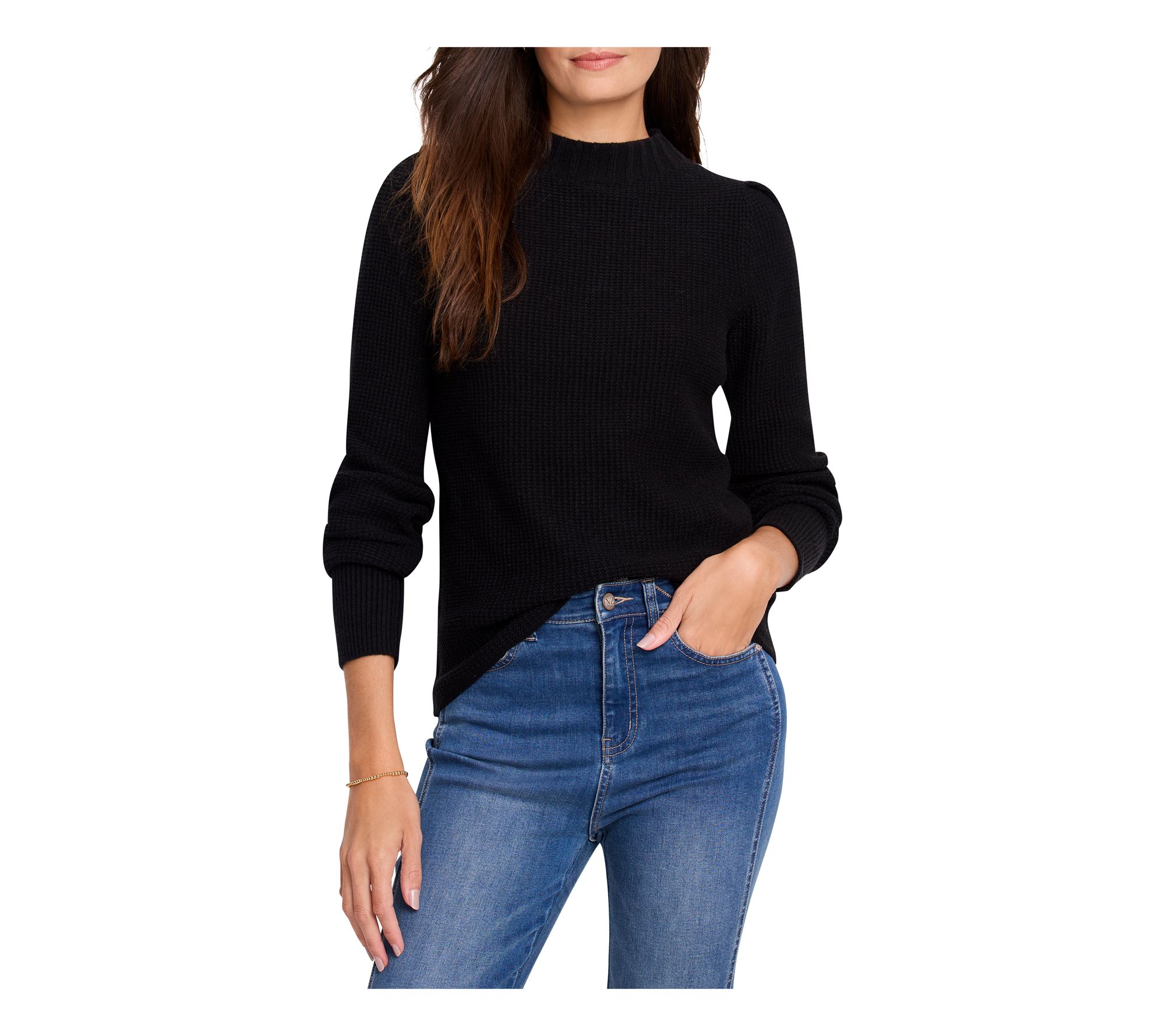 Nic+Zoe Waffle Stitch Sweater