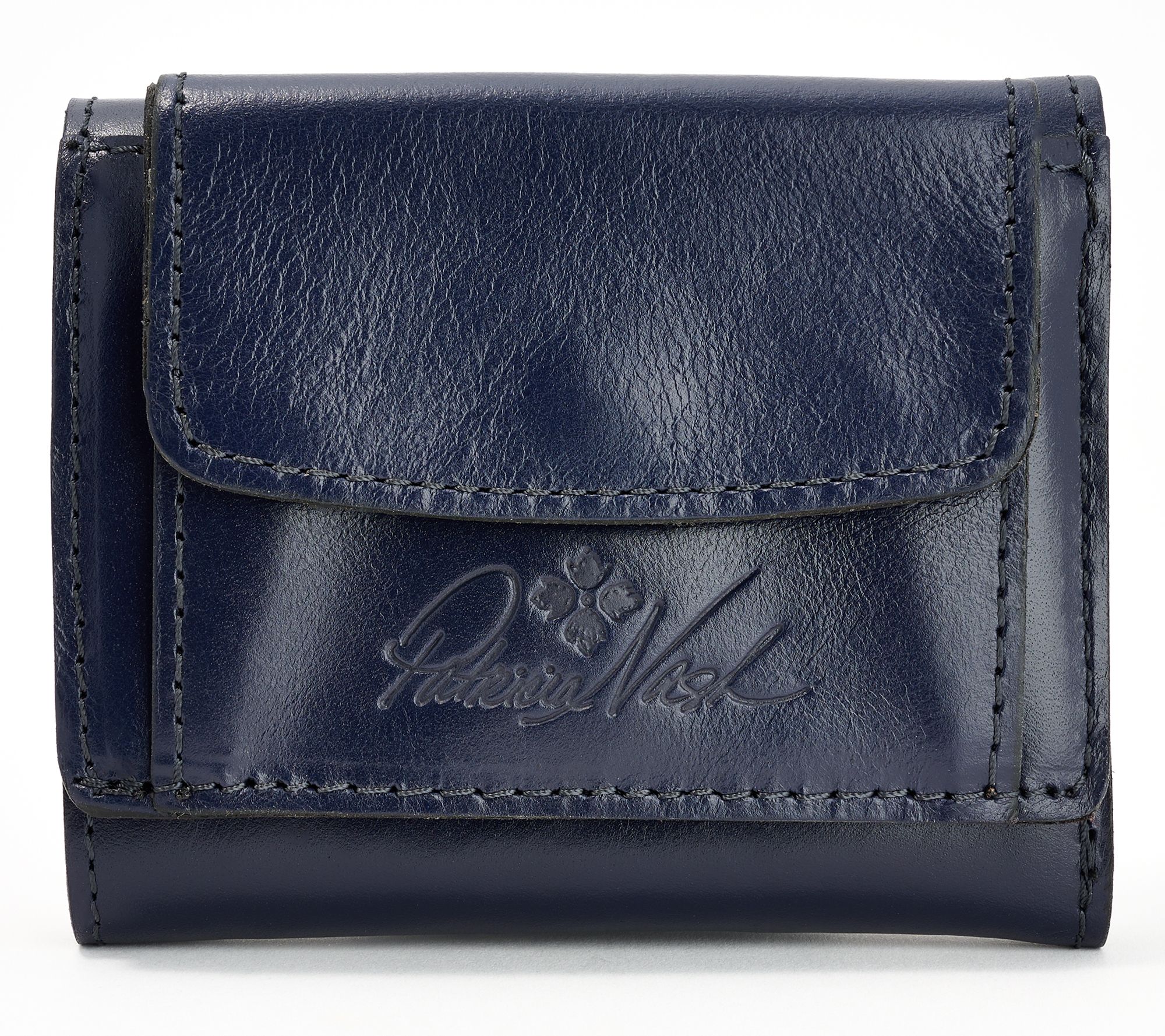 "As Is" Patricia Nash Leather Libby Flap Wallet