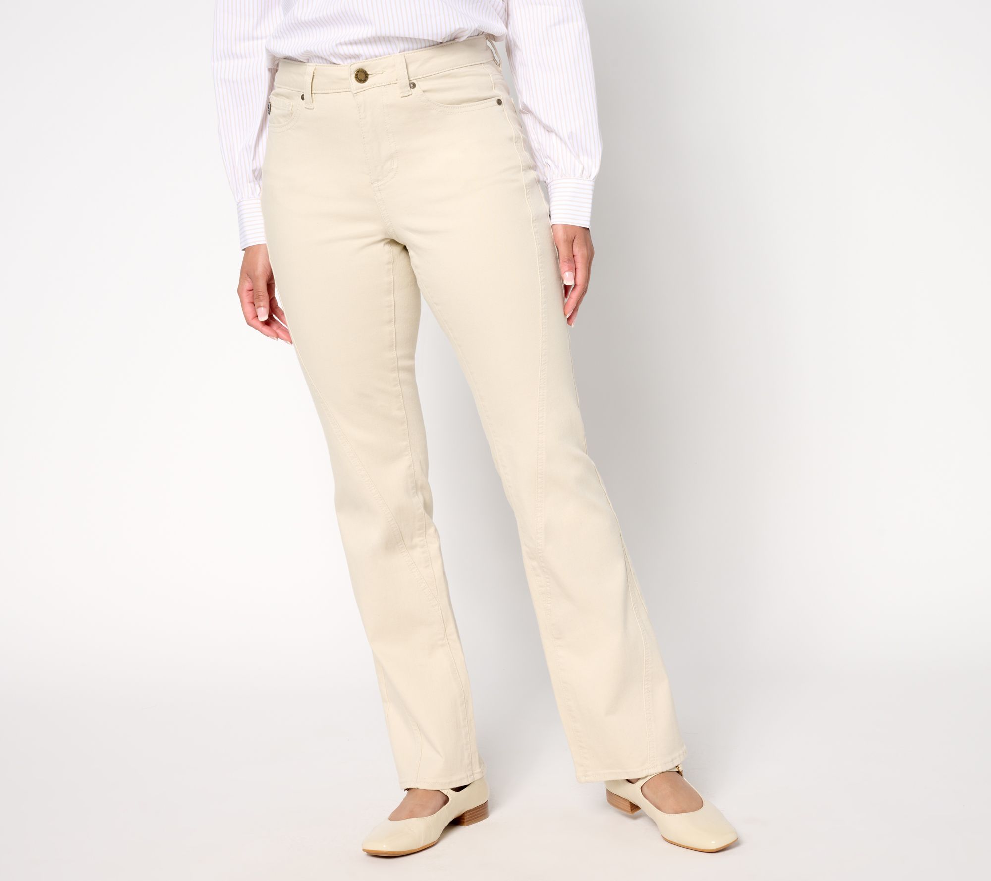 "As Is" Belle by Kim Gravel Pet Primabelle Twill Diagonal Seam Wide Leg