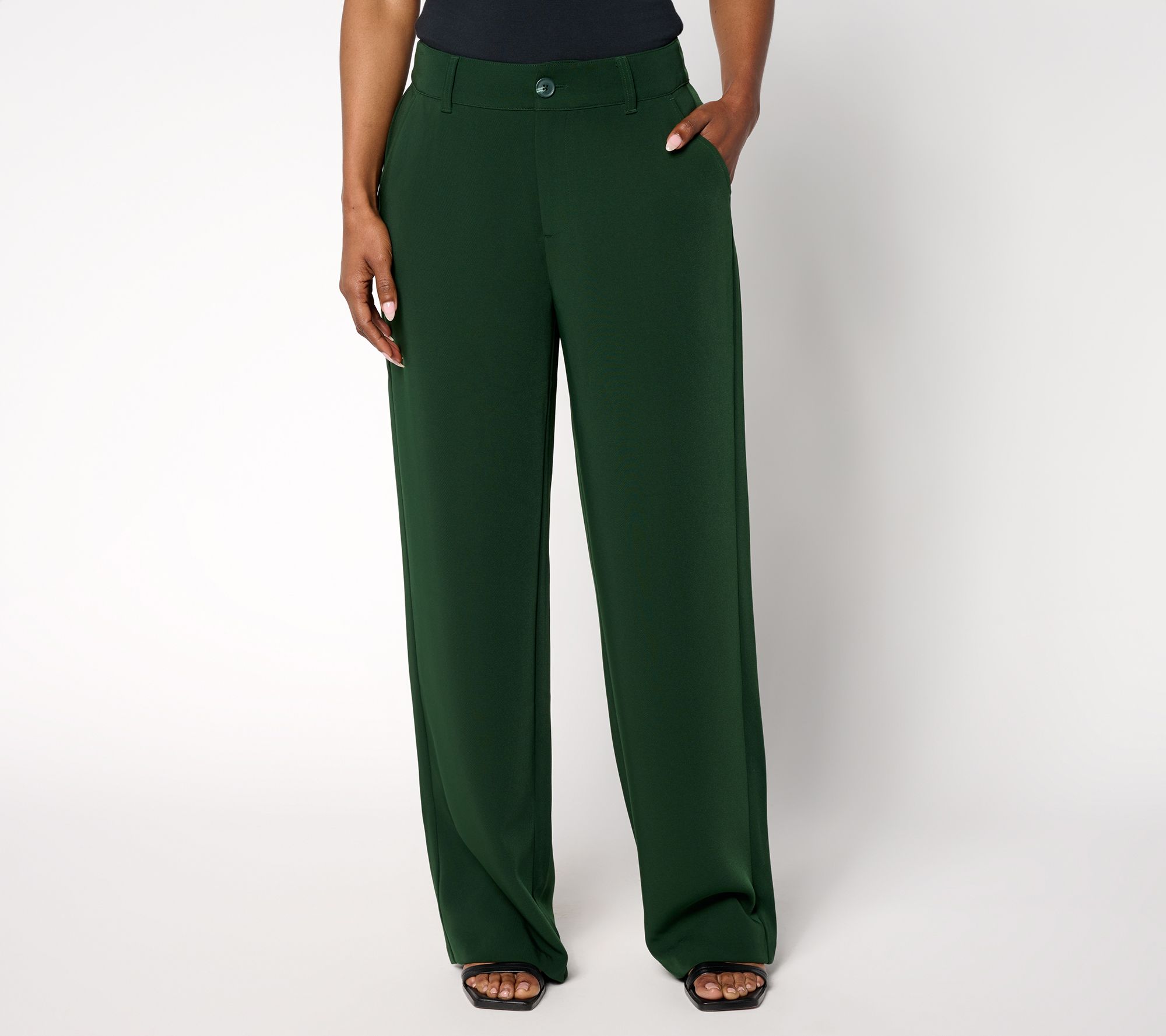 BEAUTIFUL by Lawrence Zarian Petite Straight Leg Trouser