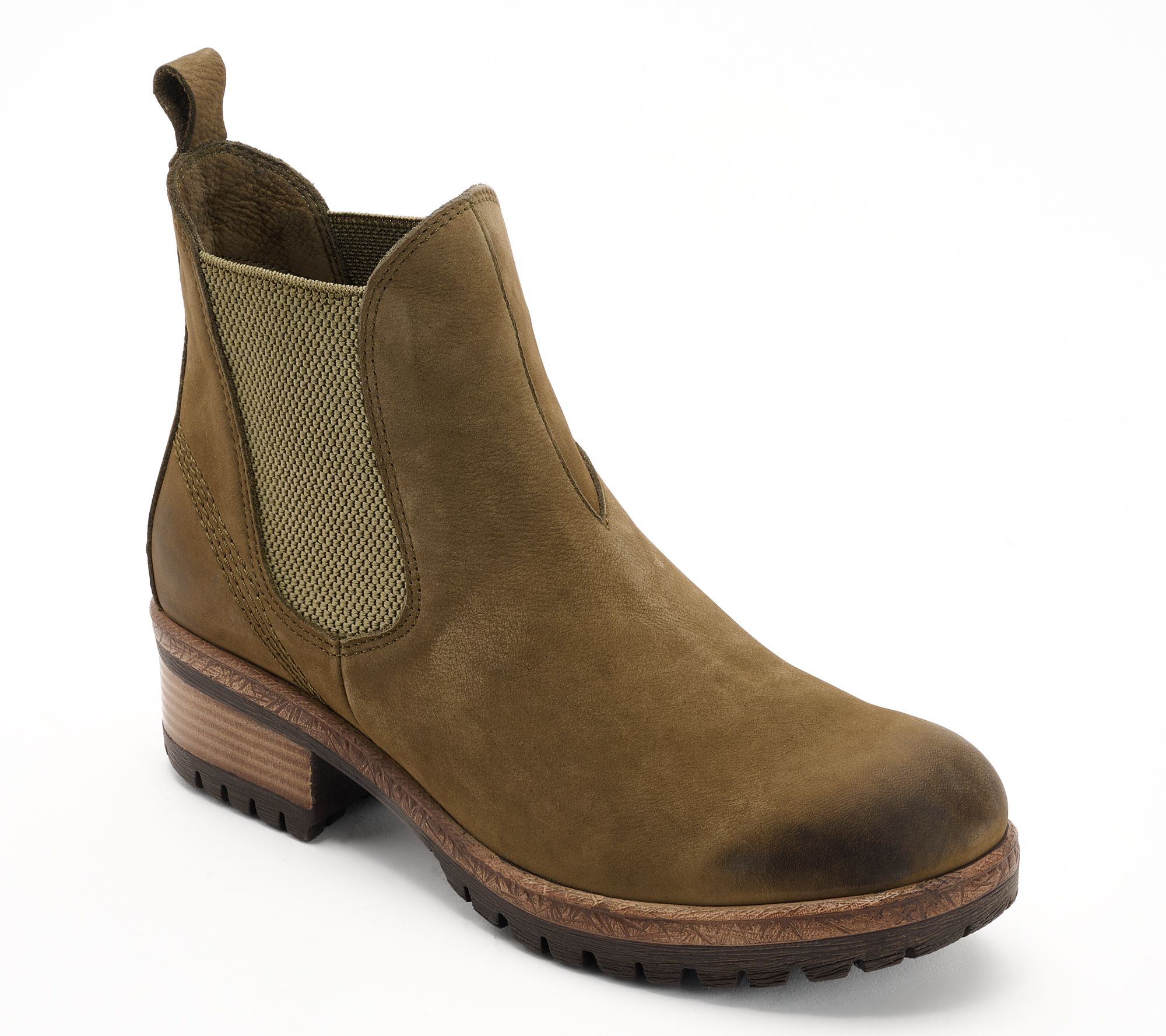 Miz Mooz Leather Heeled Ankle Boots - Danie