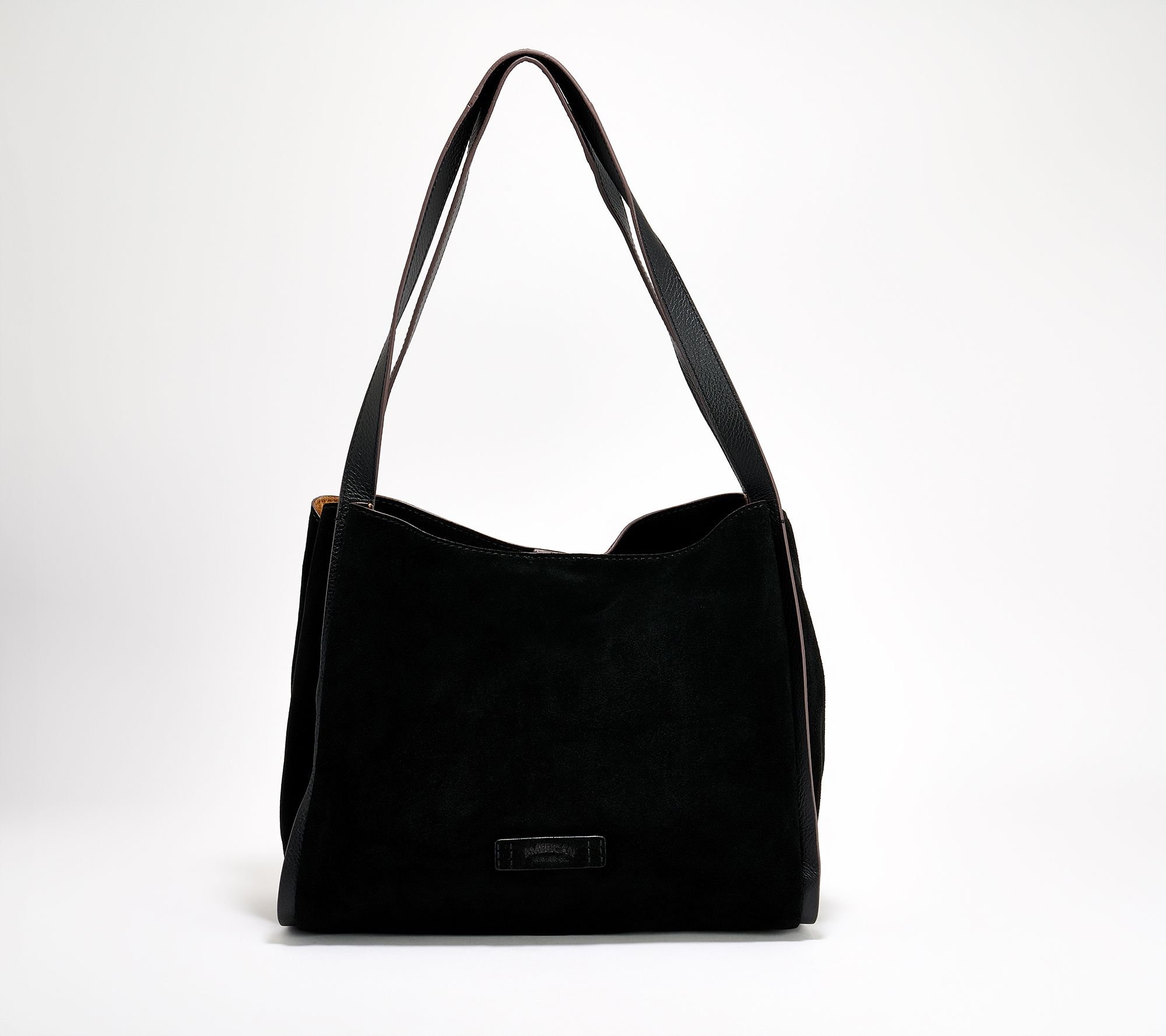 American Leather Co. Auburn Leather Triple Entry Tote