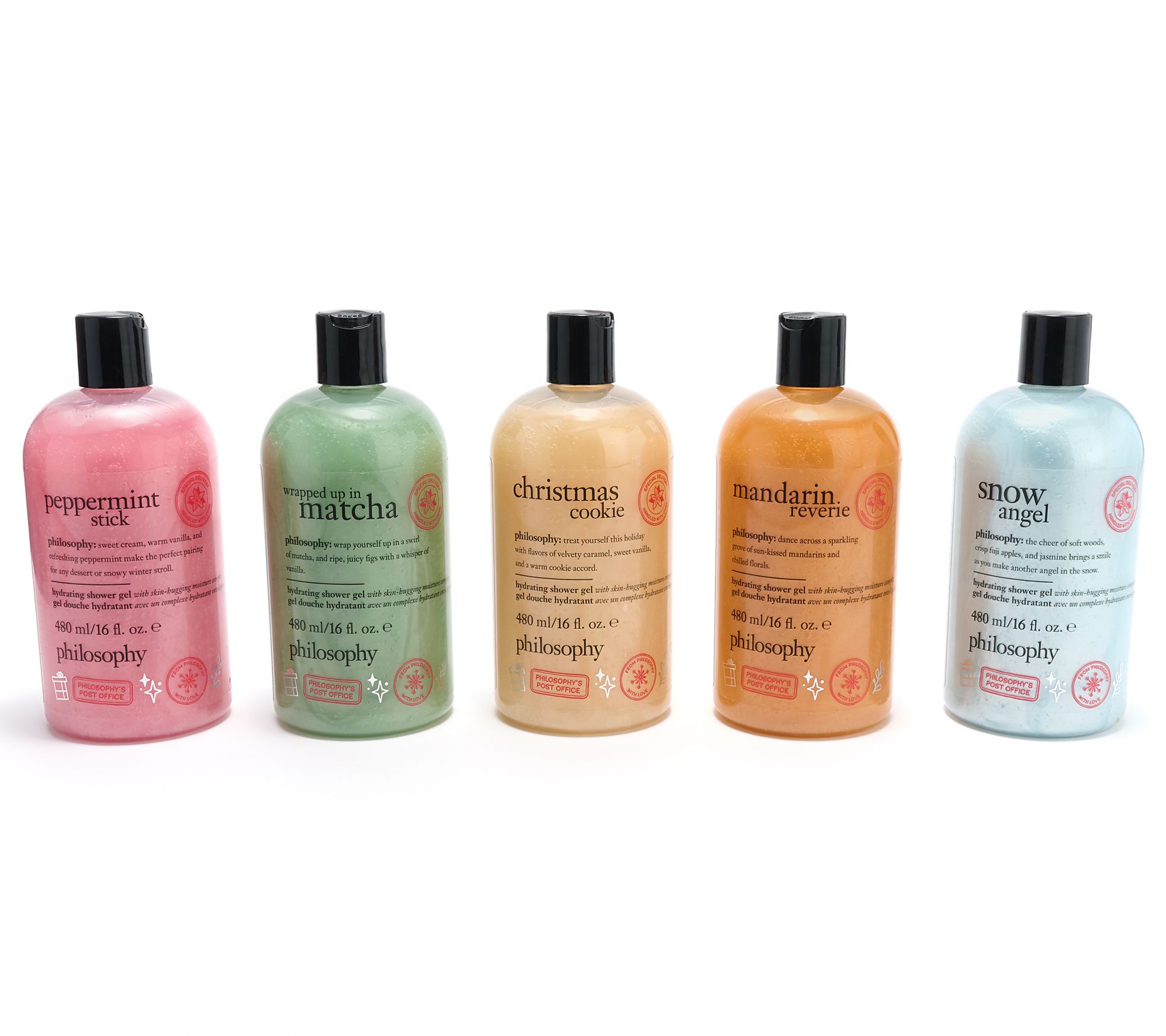philosophy holiday special delivery shower gel 16oz 5-pack