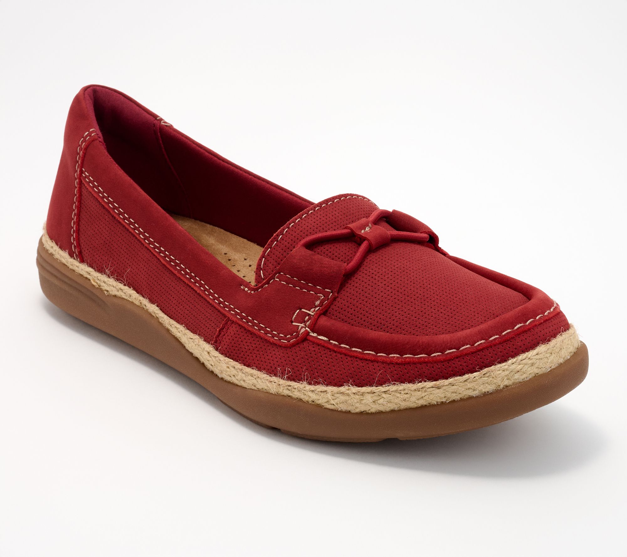 Clarks Collection Leather Slip-Ons -Elaina Milly