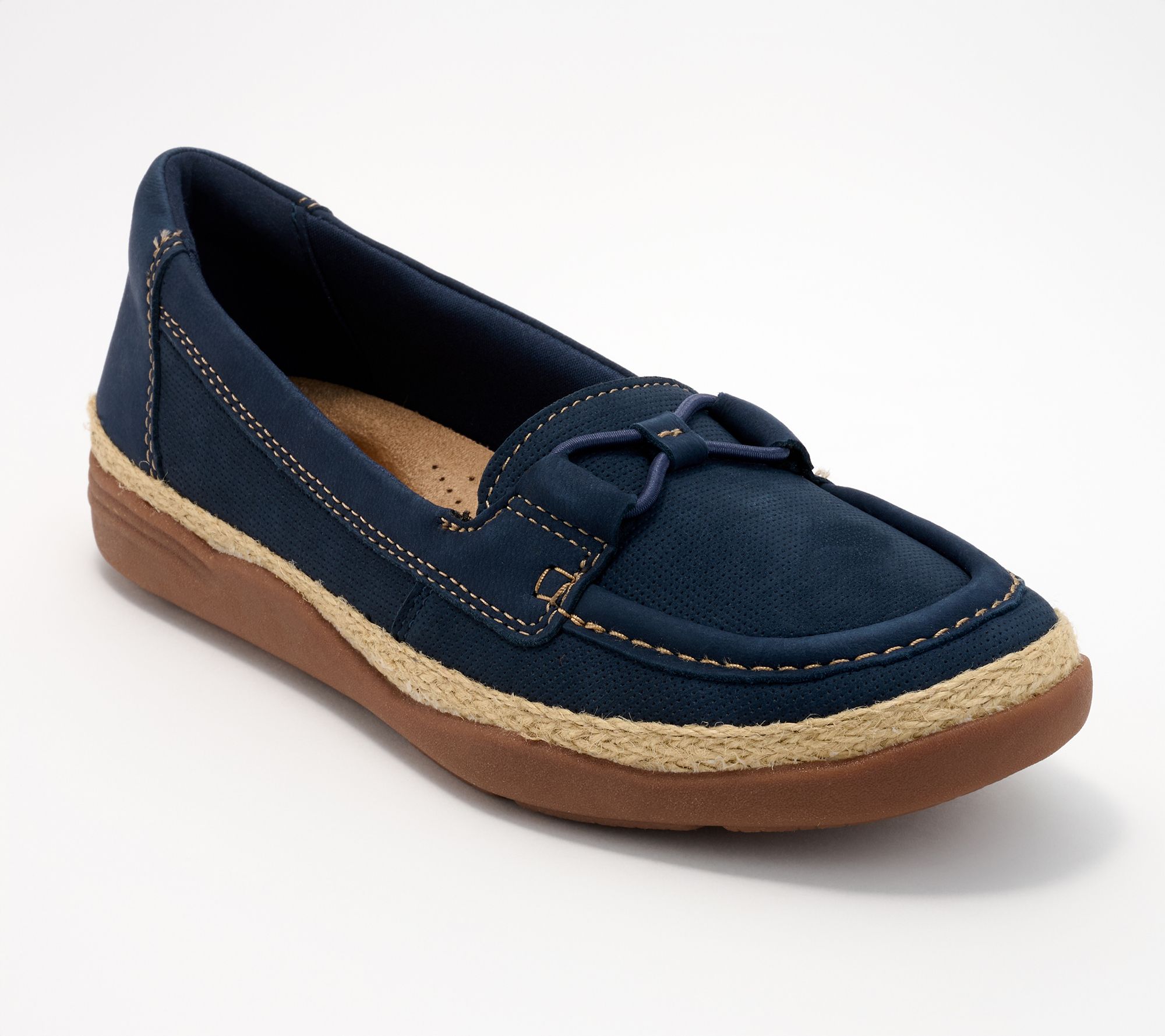 Clarks Collection Leather Slip-Ons -Elaina Milly