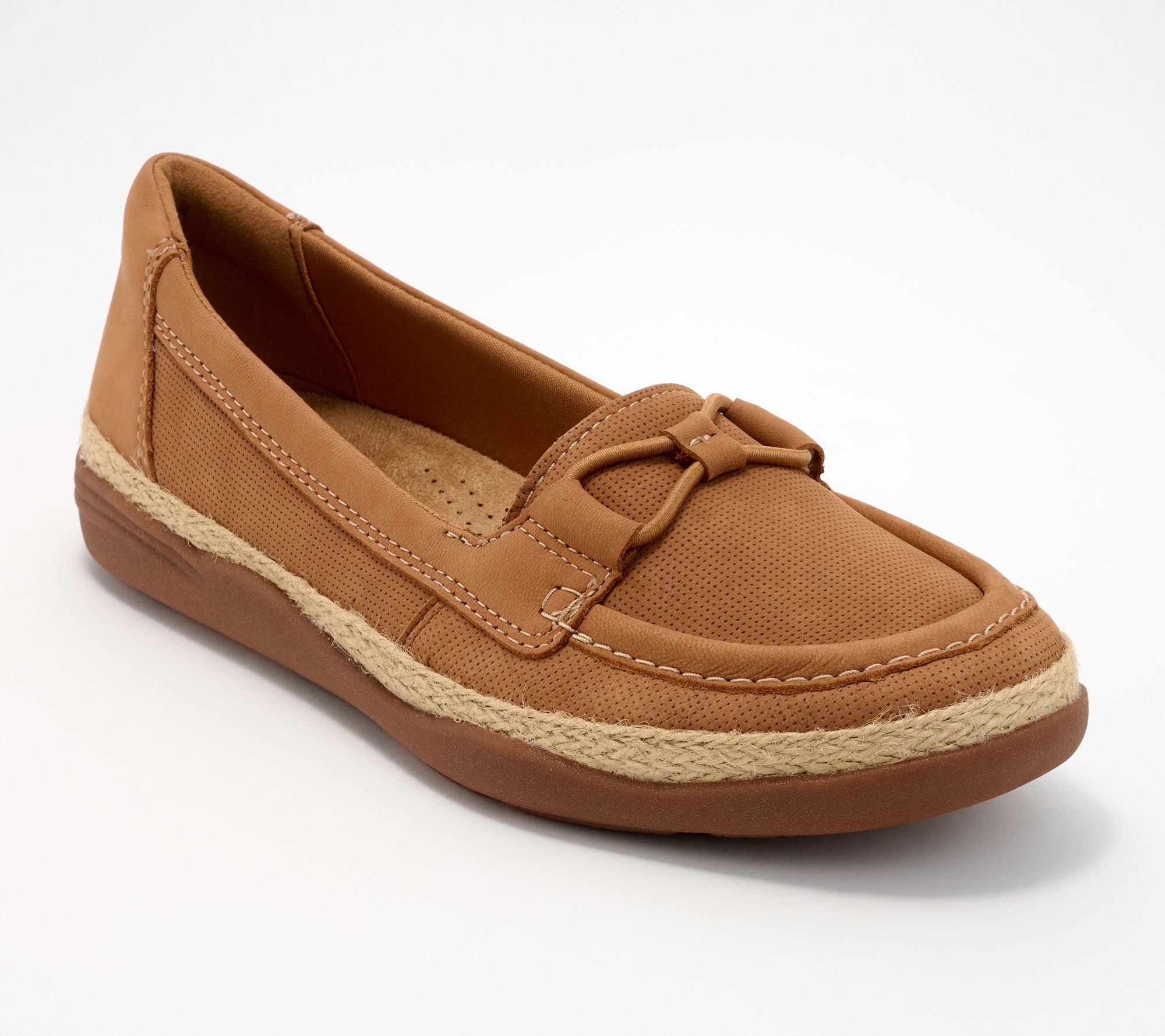 Clarks Collection Leather Slip-Ons -Elaina Milly
