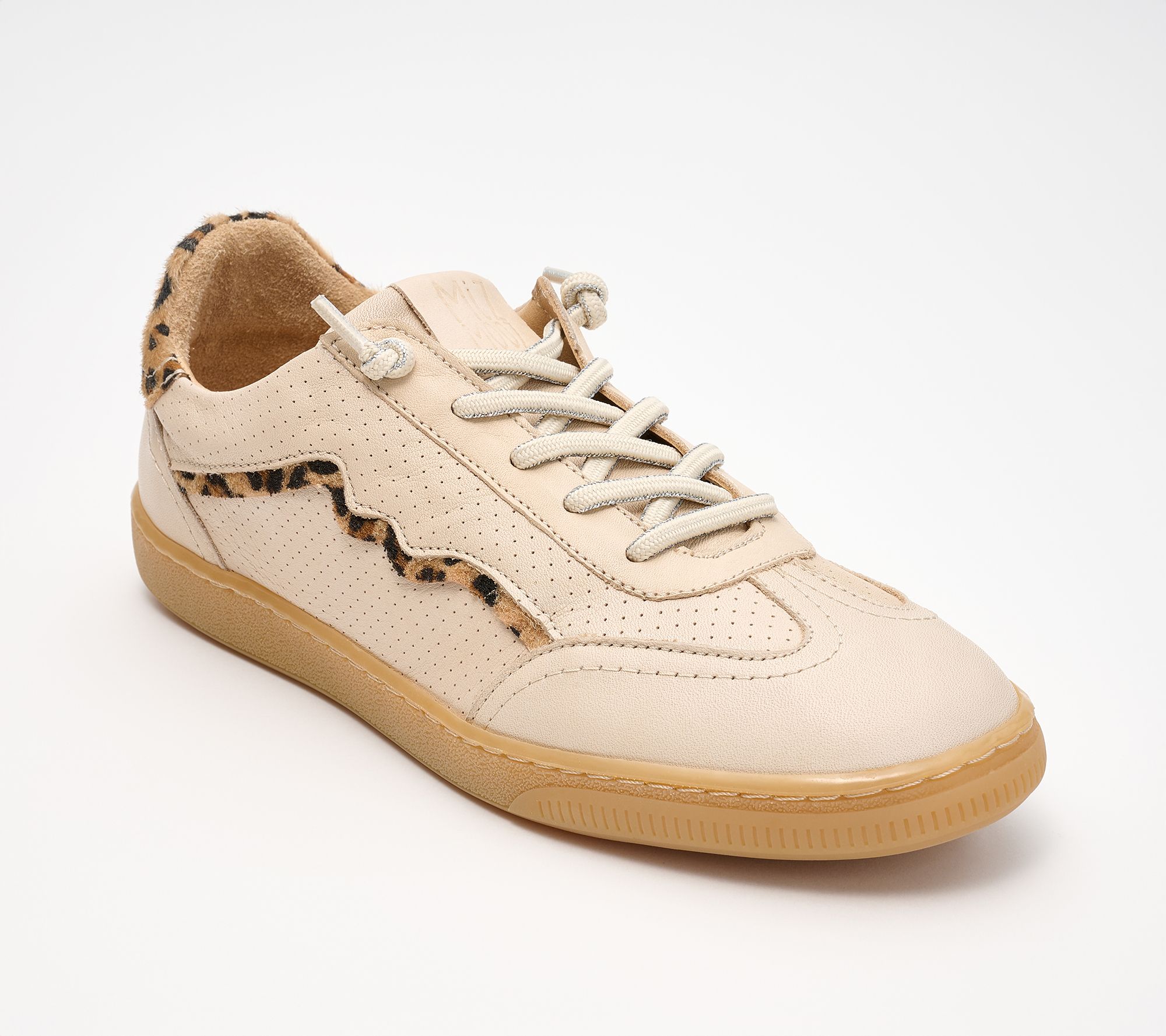 Miz Mooz Leather Lace Up Casual Sneakers - Raelynn