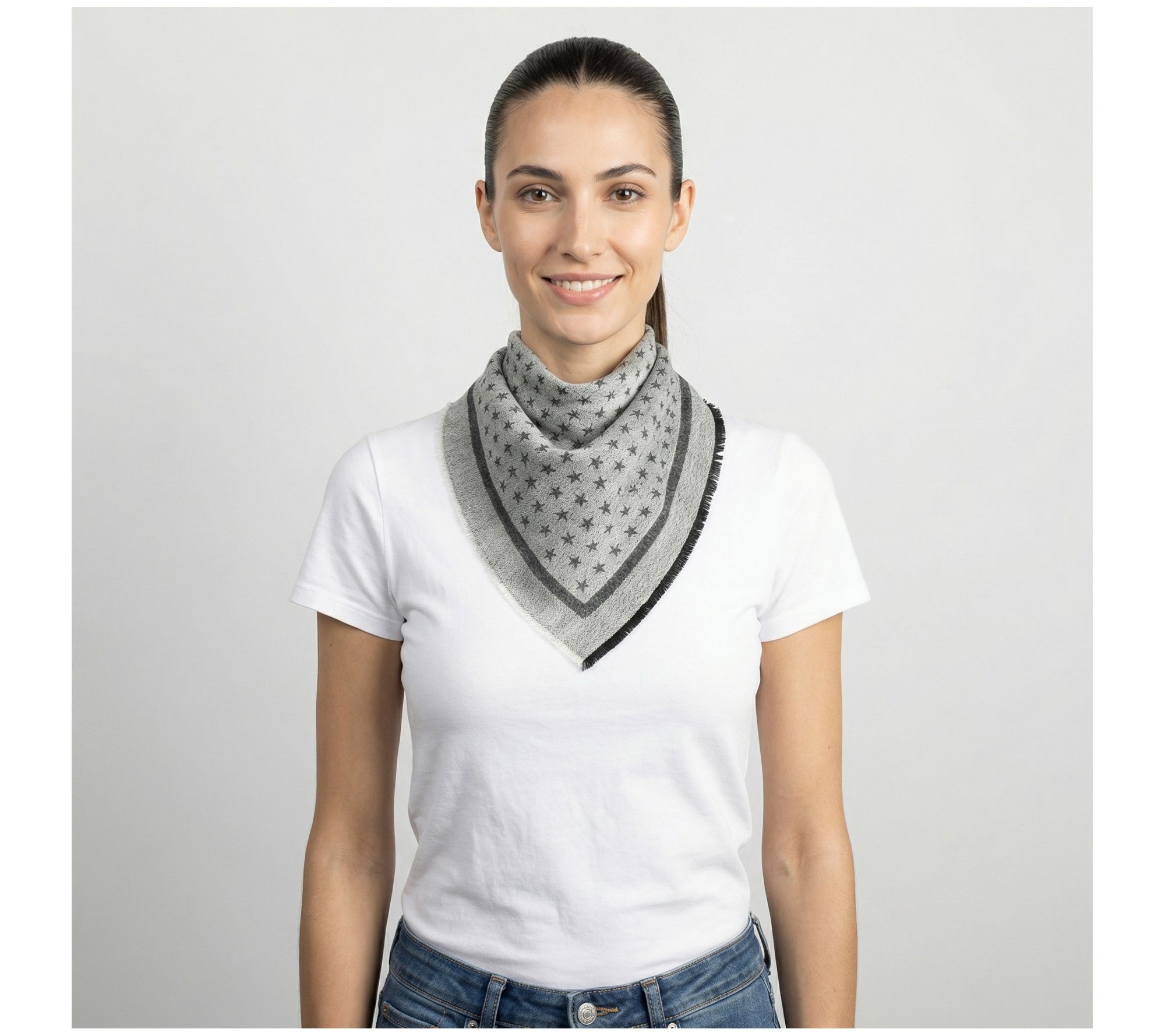 alicia adams alpaca Alpaca & Silk Blend Estelle Stars Bandana