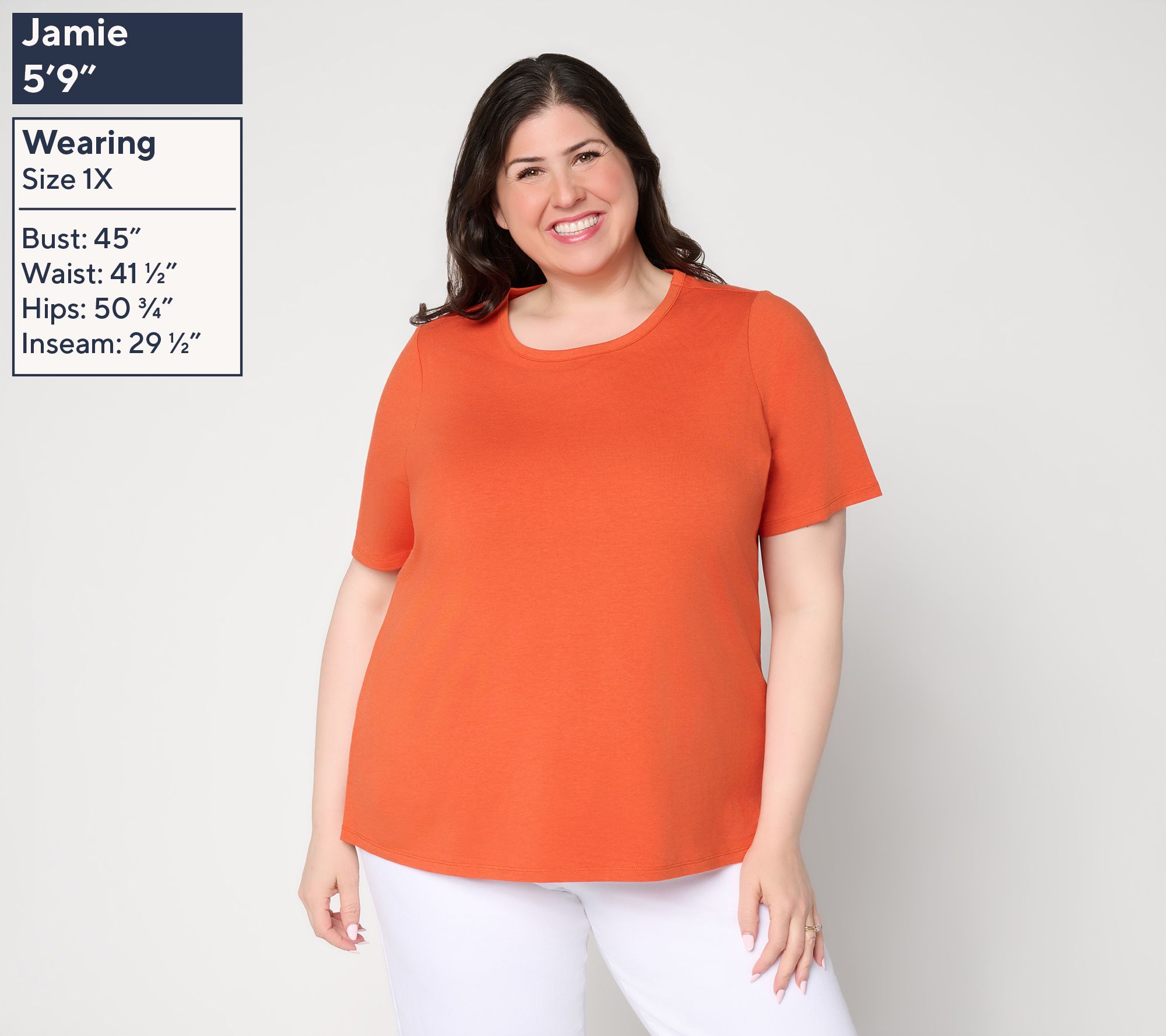 Denim & Co. Essentials Favorite Jersey Favorite Fit Scoop Neck Top