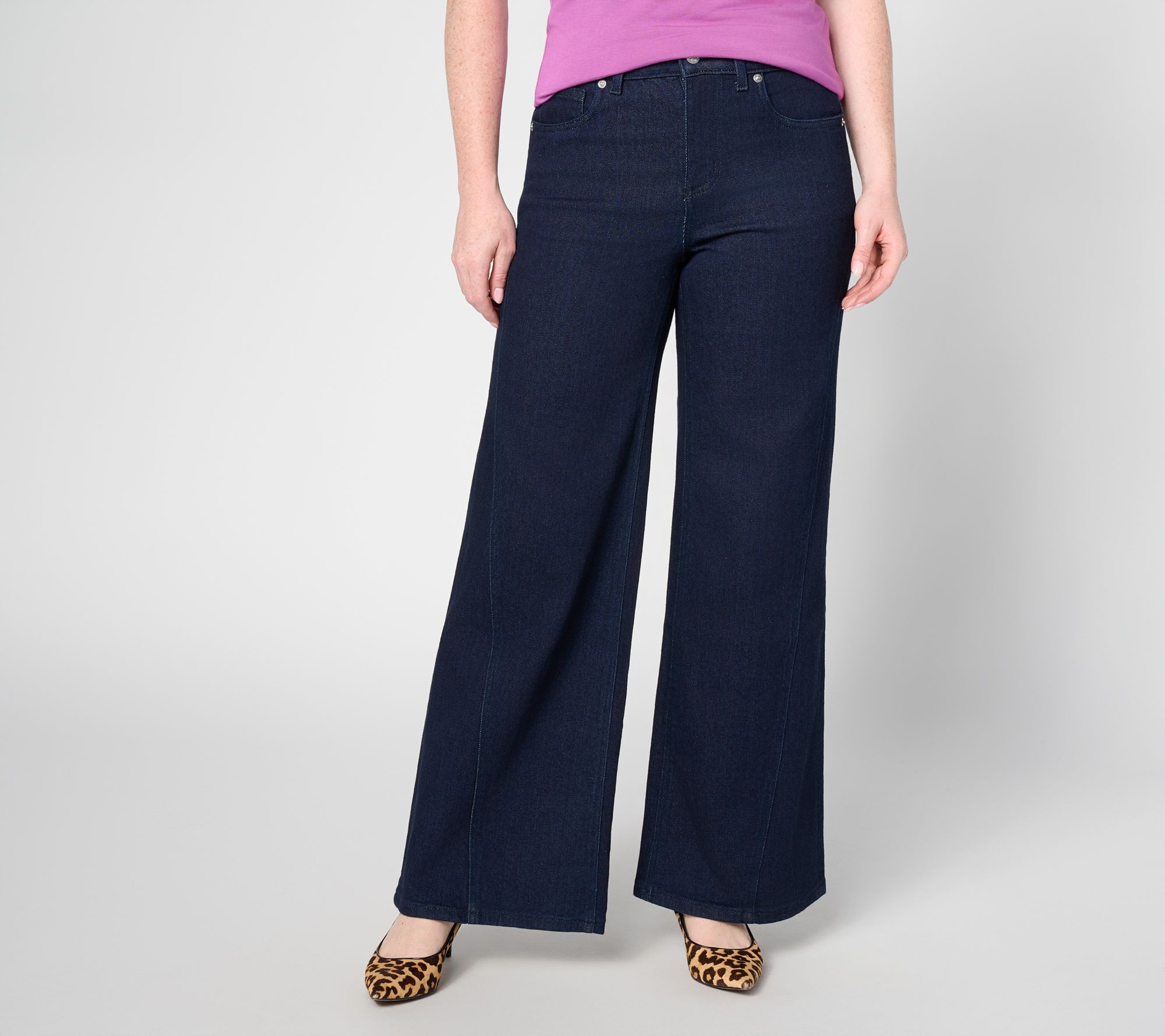 Mally Roncal Regular Wide Leg Full Length FierceFlex Jean
