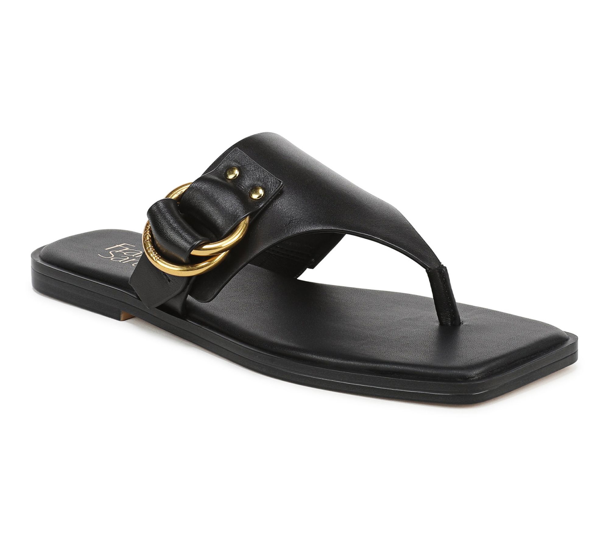 Franco Sarto Leather Thong Sandals - Mavie