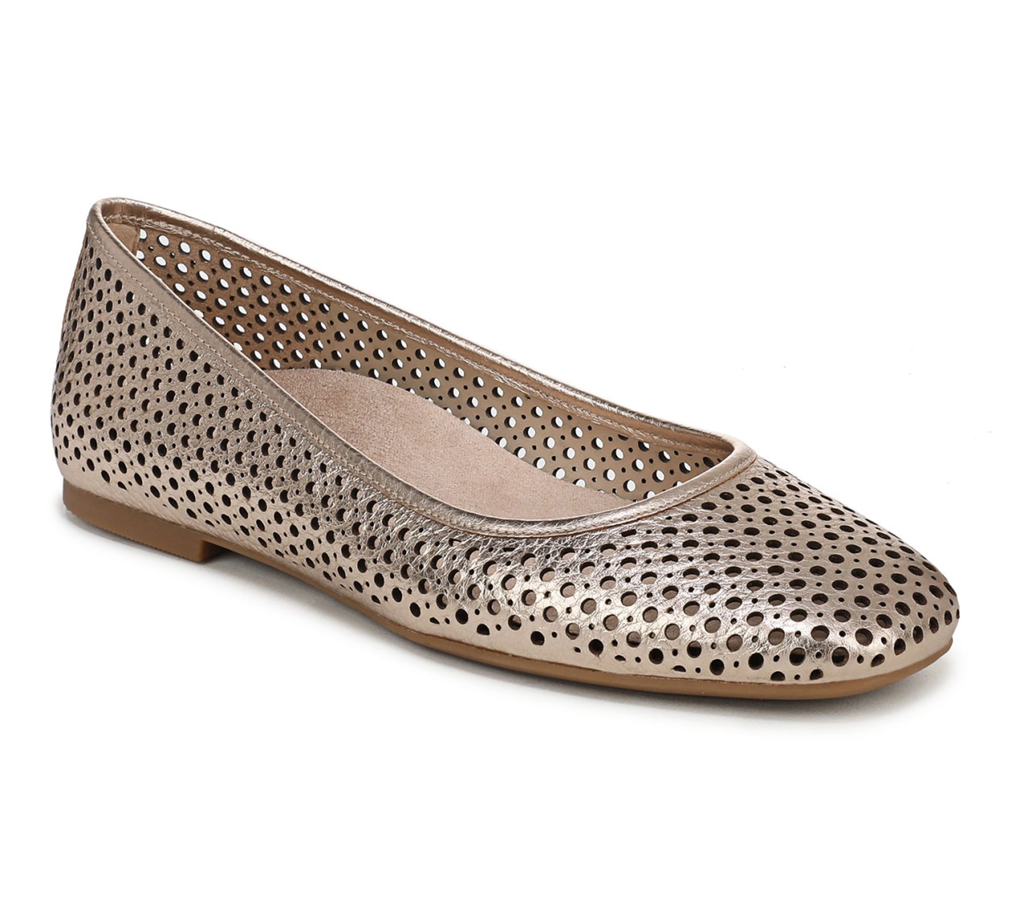 Vionic Orinda Perforated Leather Flat
