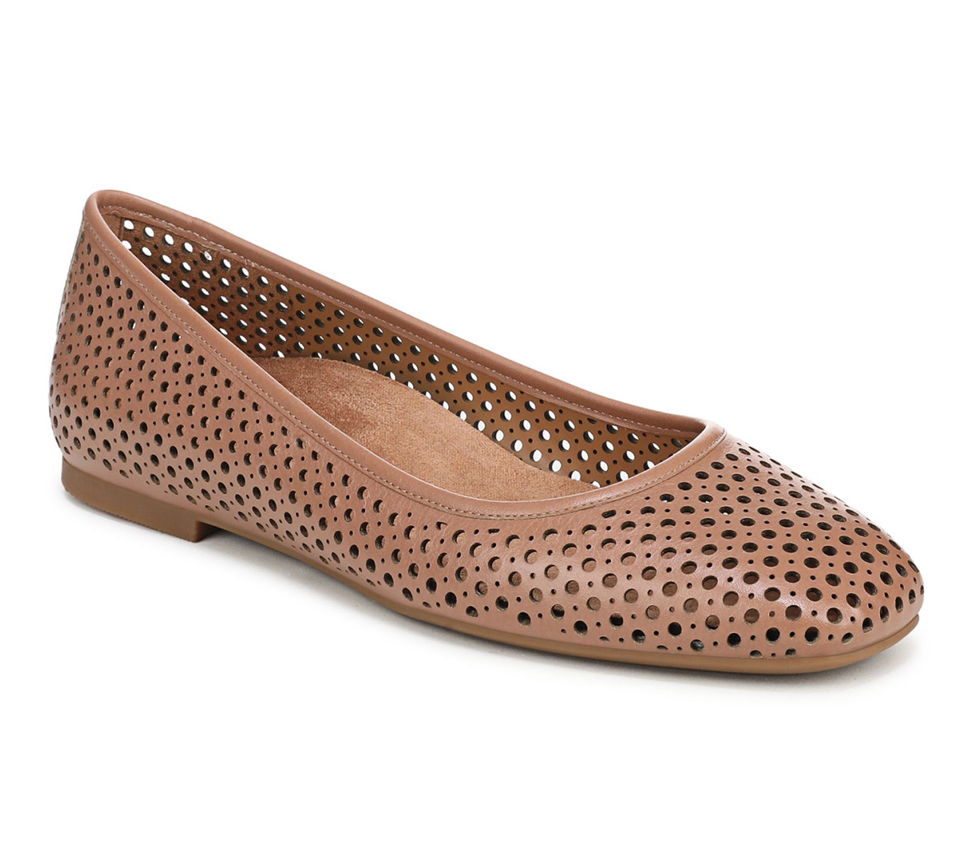 Vionic Orinda Perforated Leather Flat