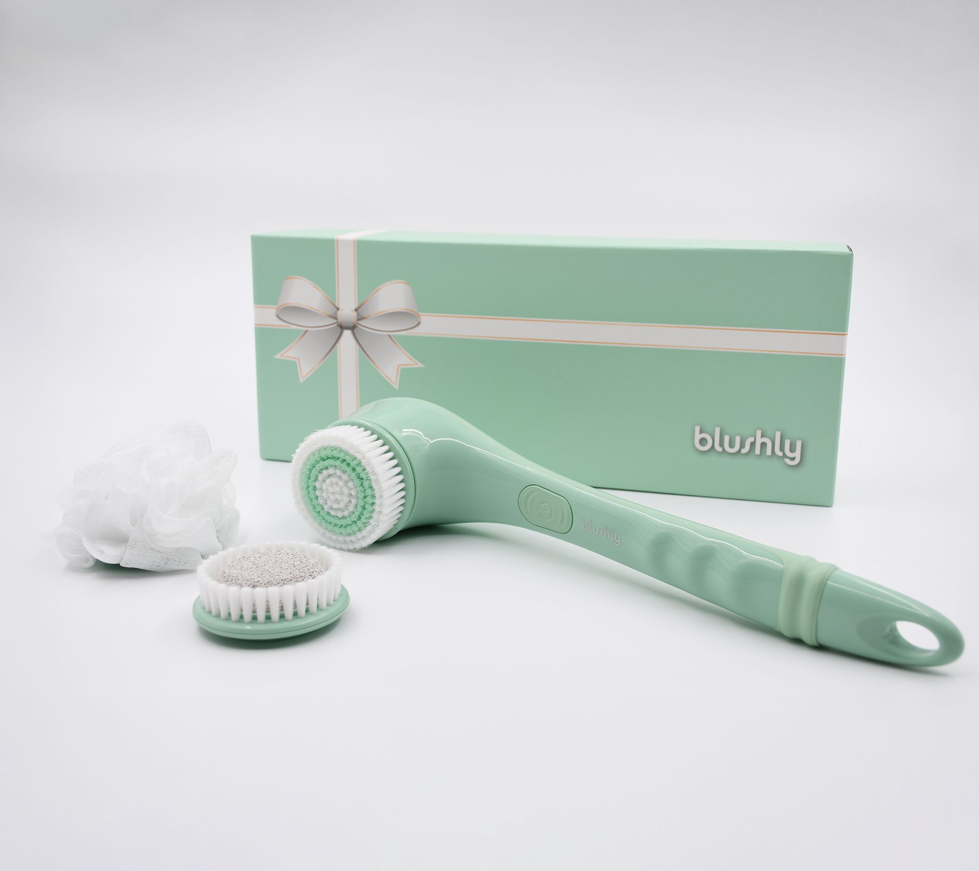 Blushly Cleansing & Exfoliating Body Brush w/ Heads