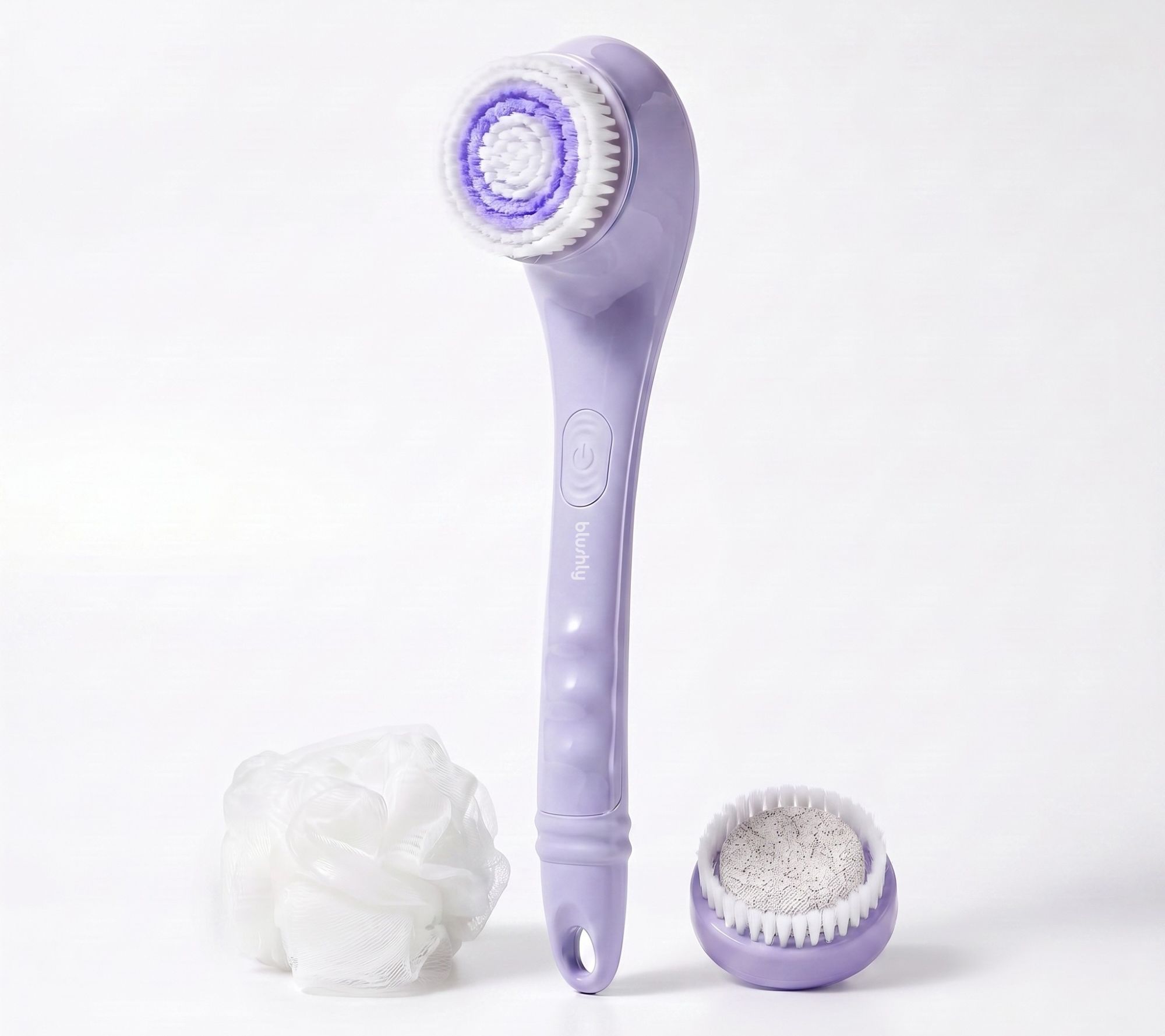Blushly Cleansing & Exfoliating Body Brush w/ Heads