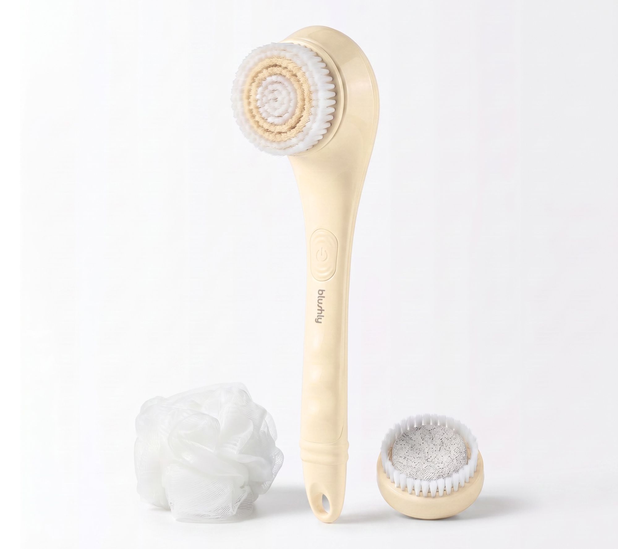 Blushly Cleansing & Exfoliating Body Brush w/ Heads