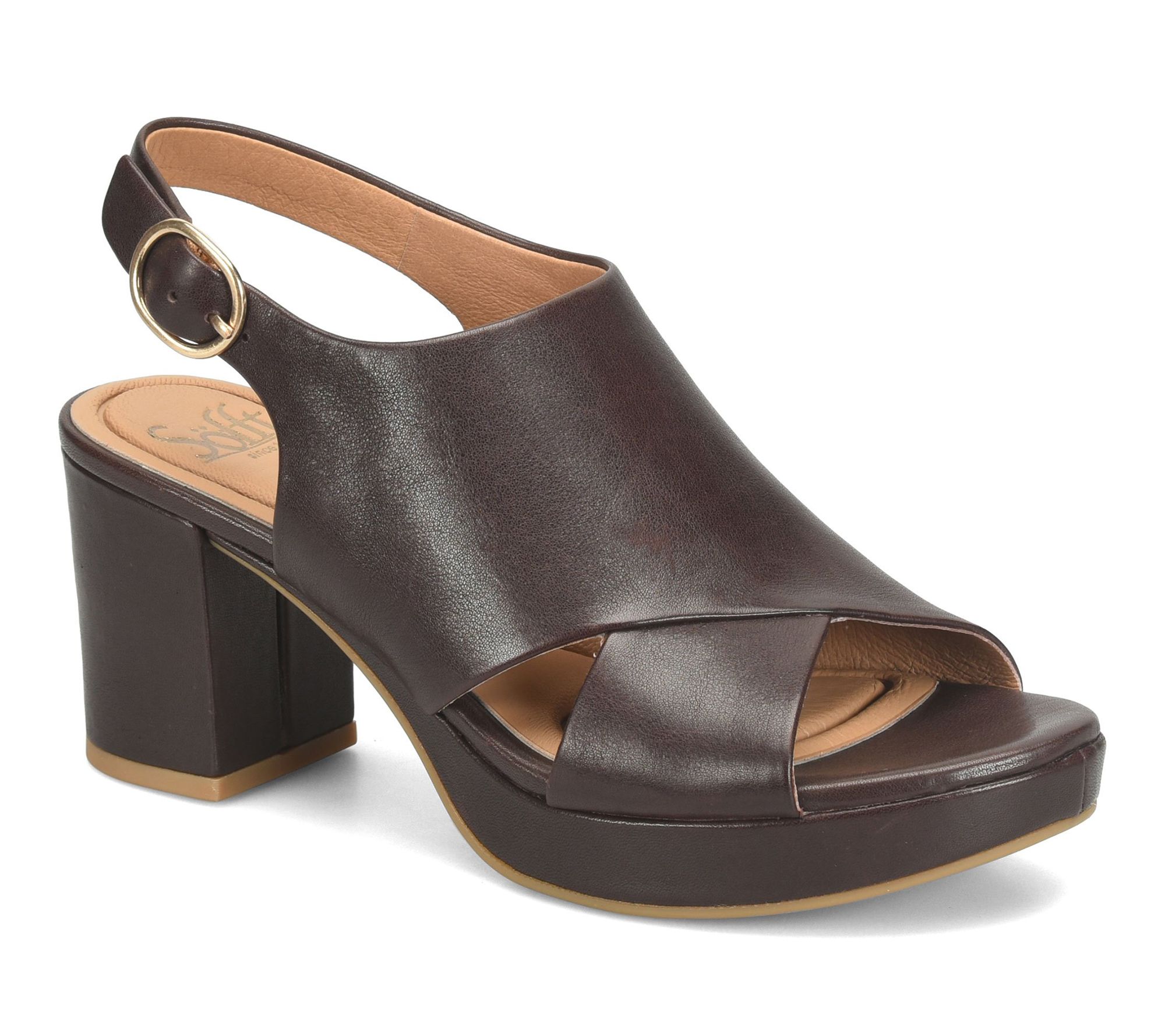 Sofft Leather Platform Sandal - Liv