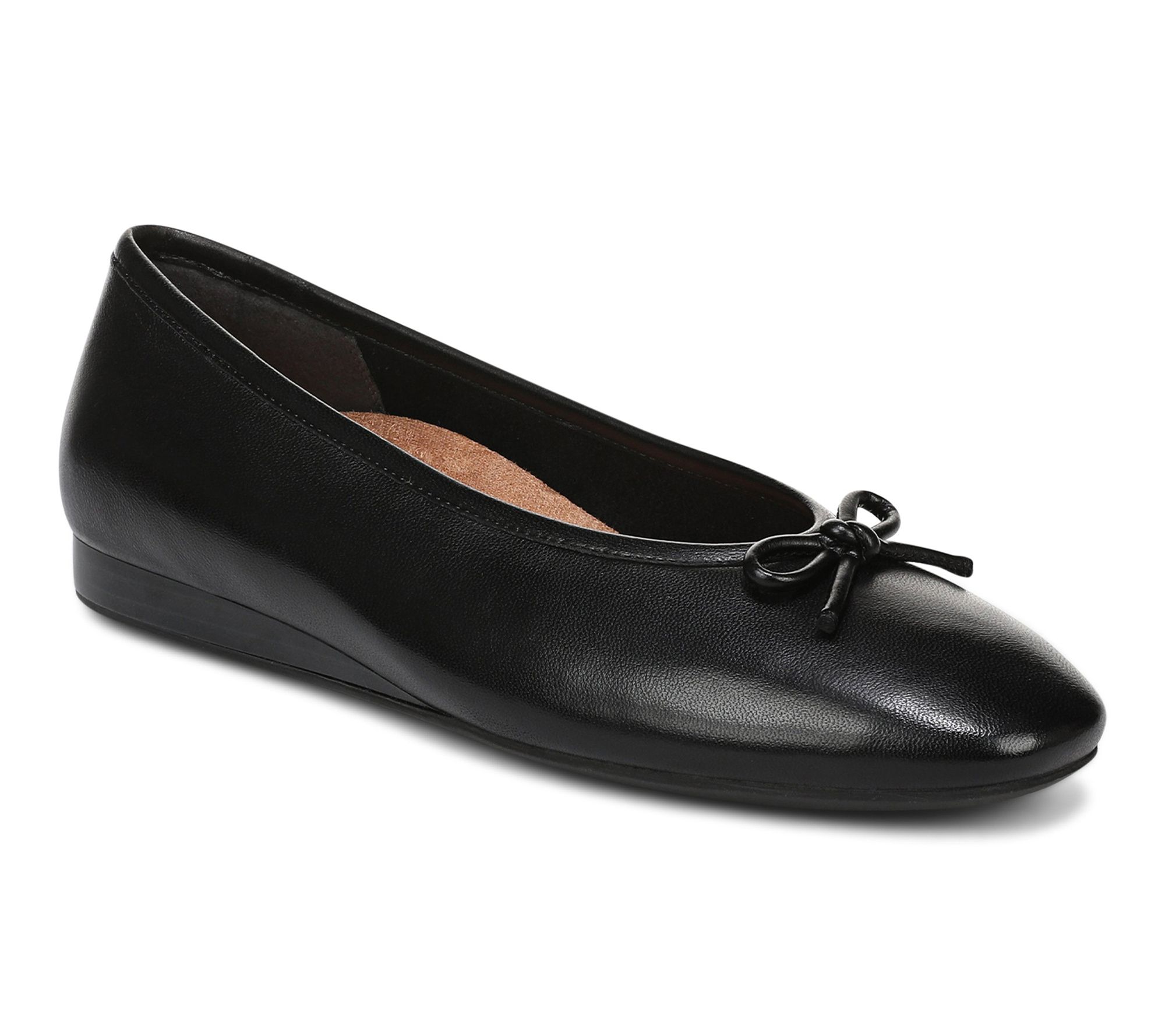 Vionic Leather Bow Ballet Flat - Larissa