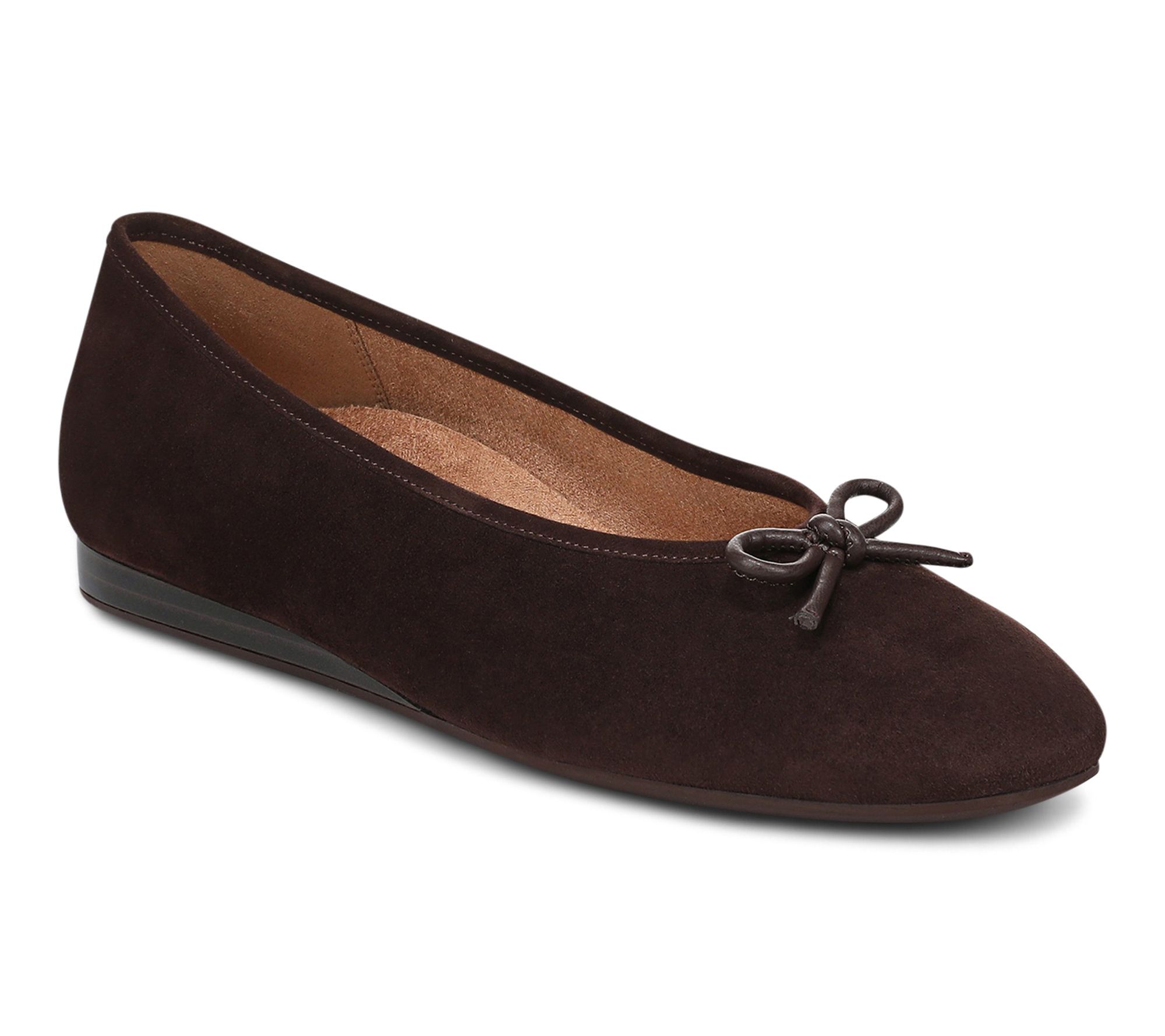 Vionic Leather Bow Ballet Flat - Larissa