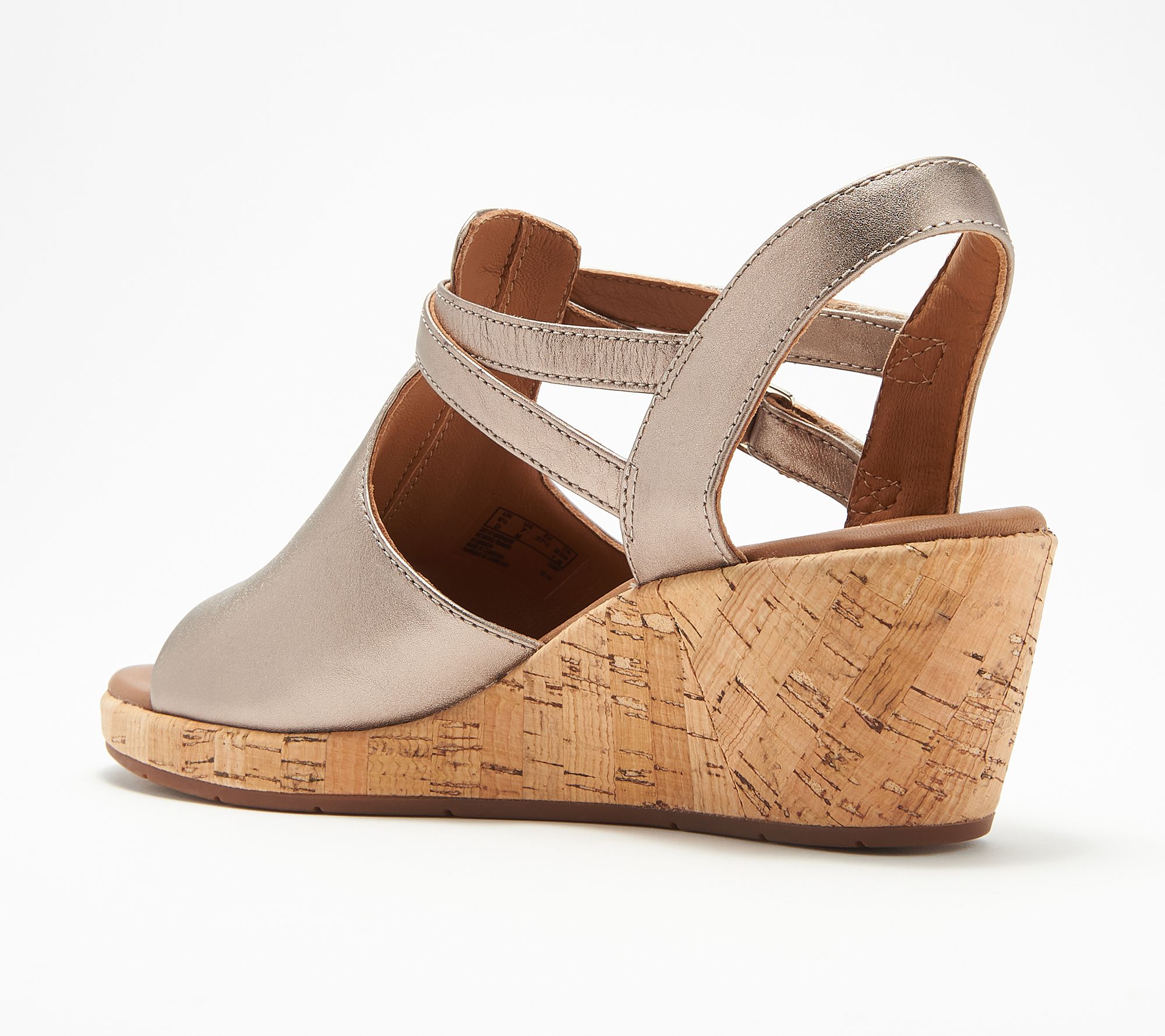qvc clarks wedge shoes