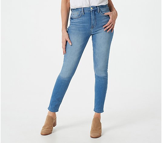 Jen7 by 7 for All Mankind High-Waisted Skinny Jeans - La Quinta