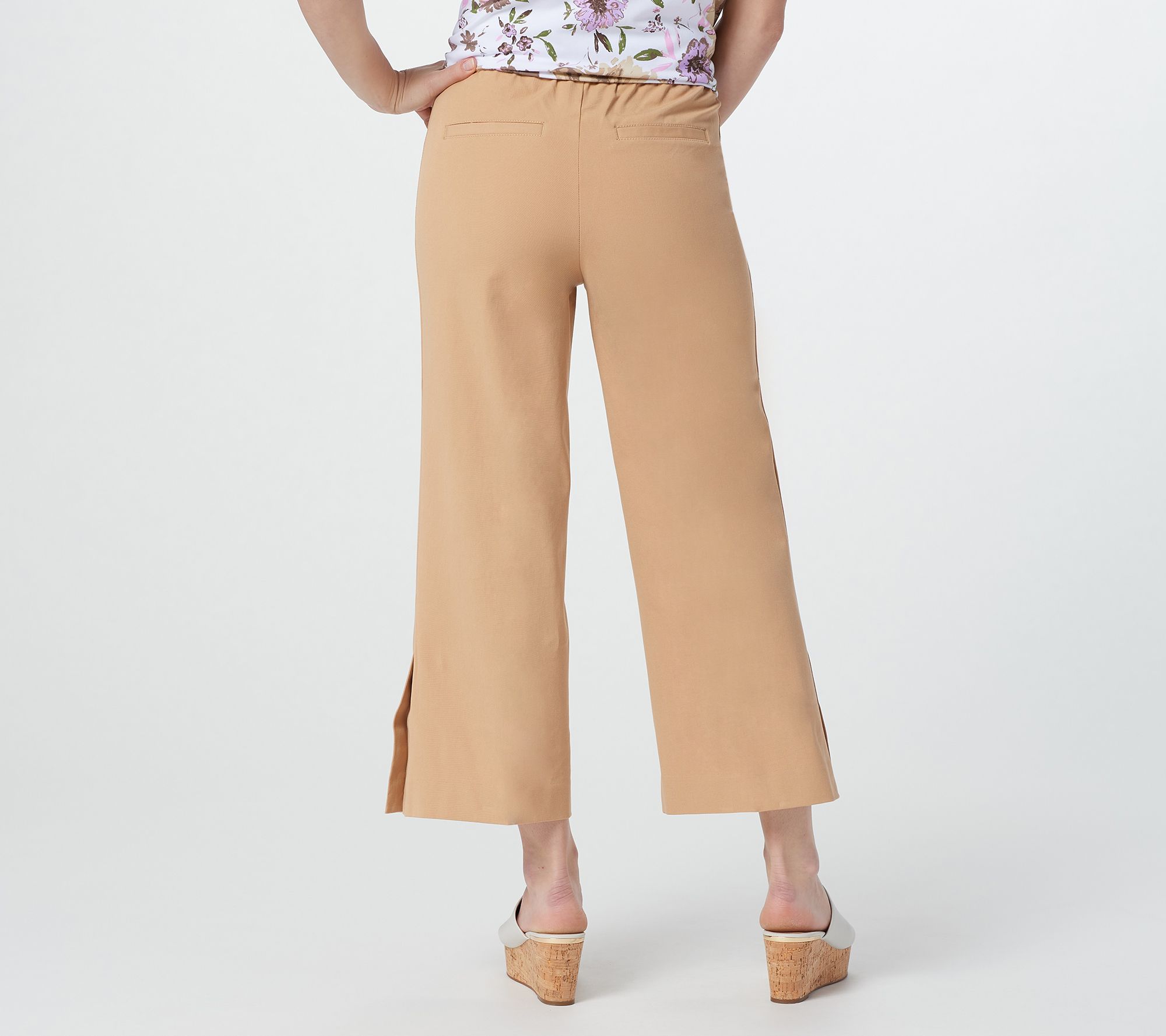 Isaac Mizrahi Live! Tall 24/7 Stretch Crop Pants - QVC.com