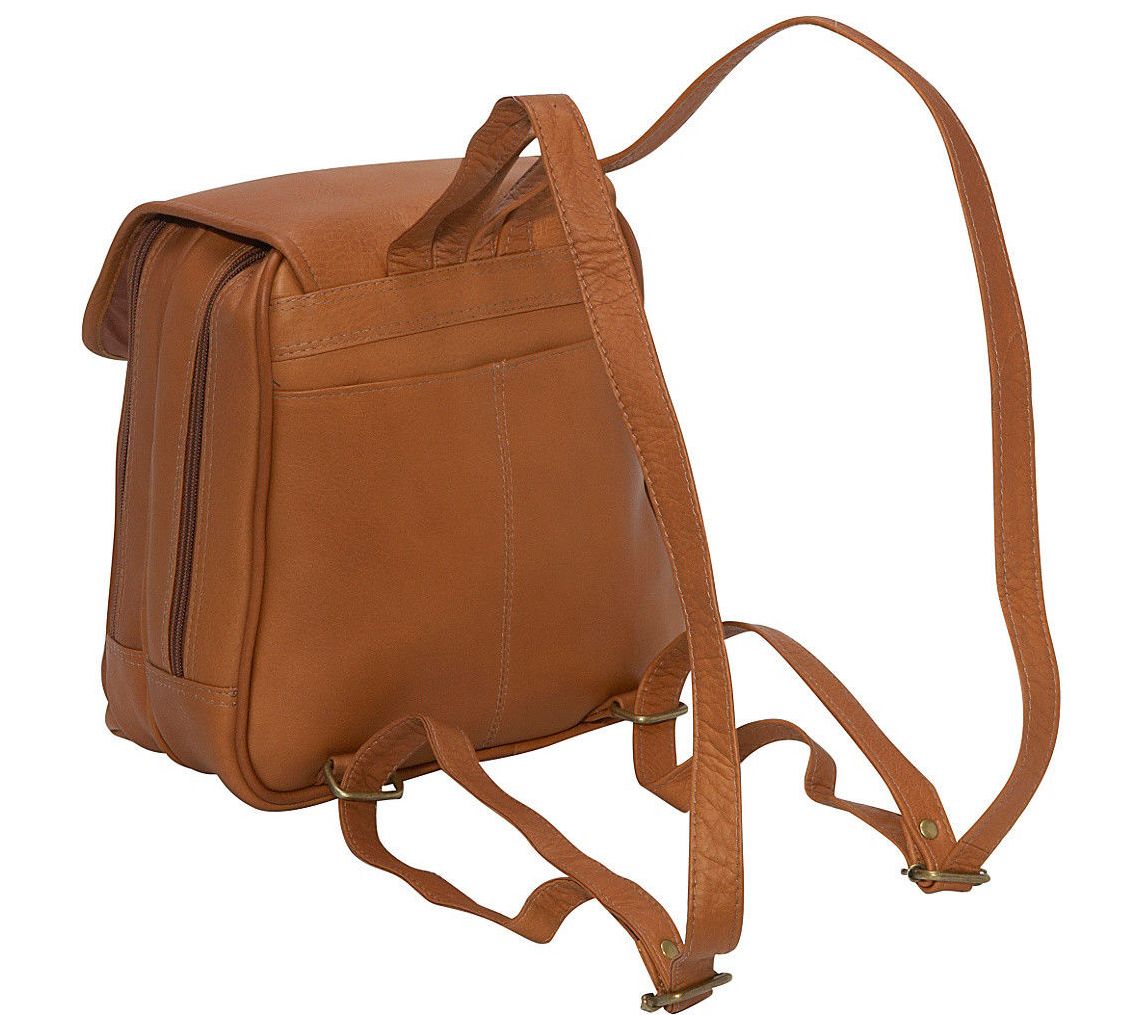 Le Donne Leather Everything Womans Backpack/Purse - QVC.com