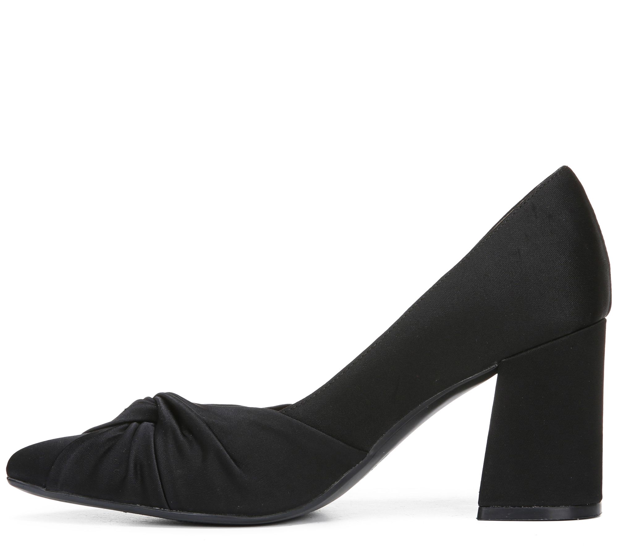 Naturalizer Block Heel RuchedToe Pumps Helena