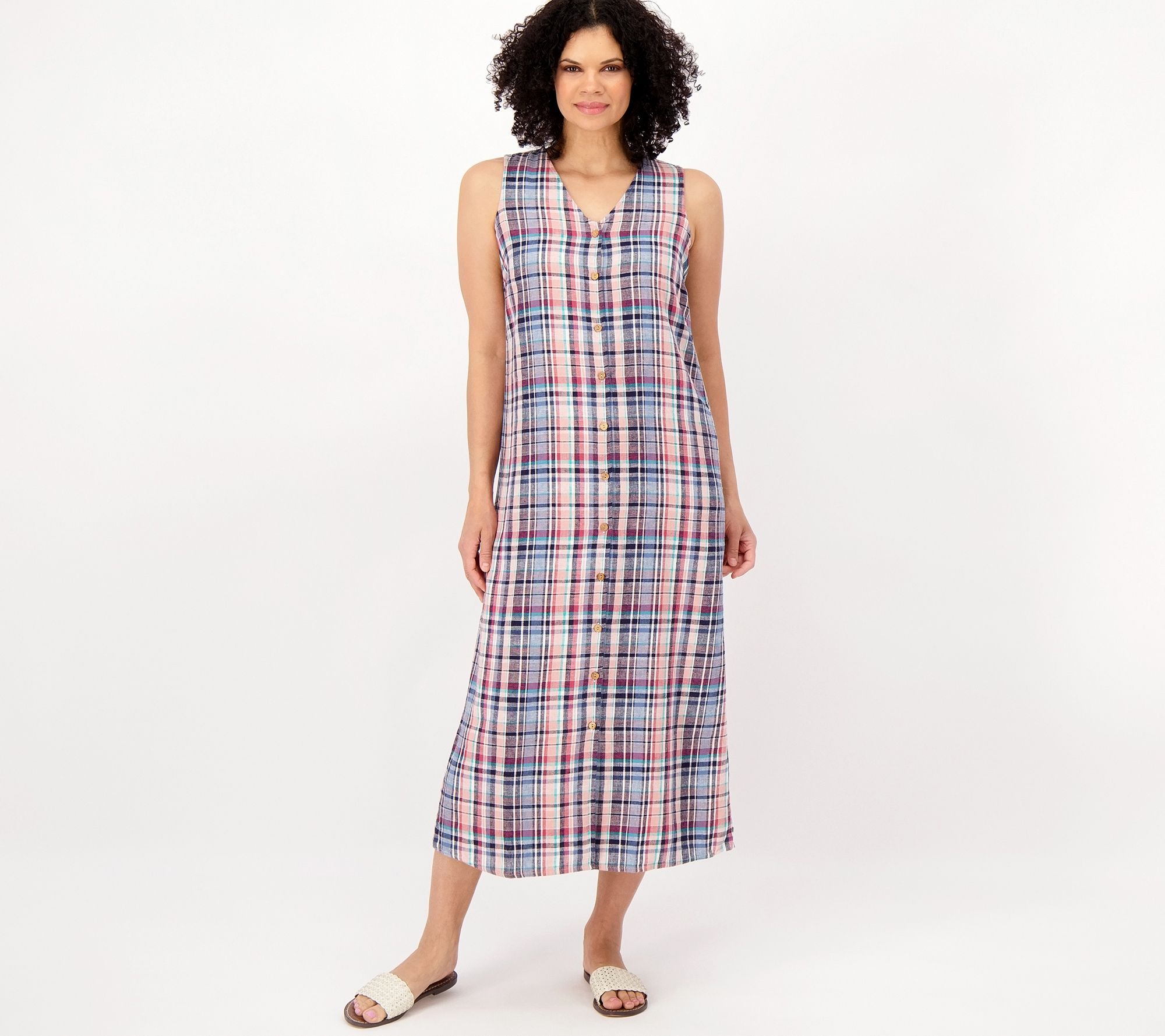 Qvc hot sale linen dresses