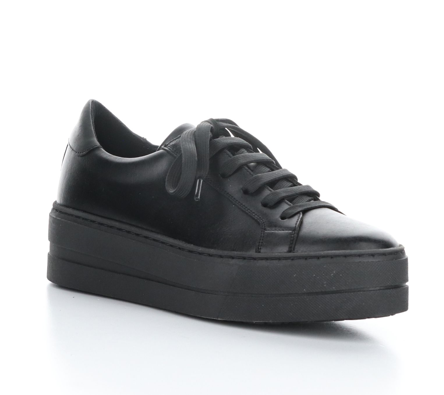 Bos. & Co. Leather Lace Up Fashion Sneakers - Maya-V - QVC.com