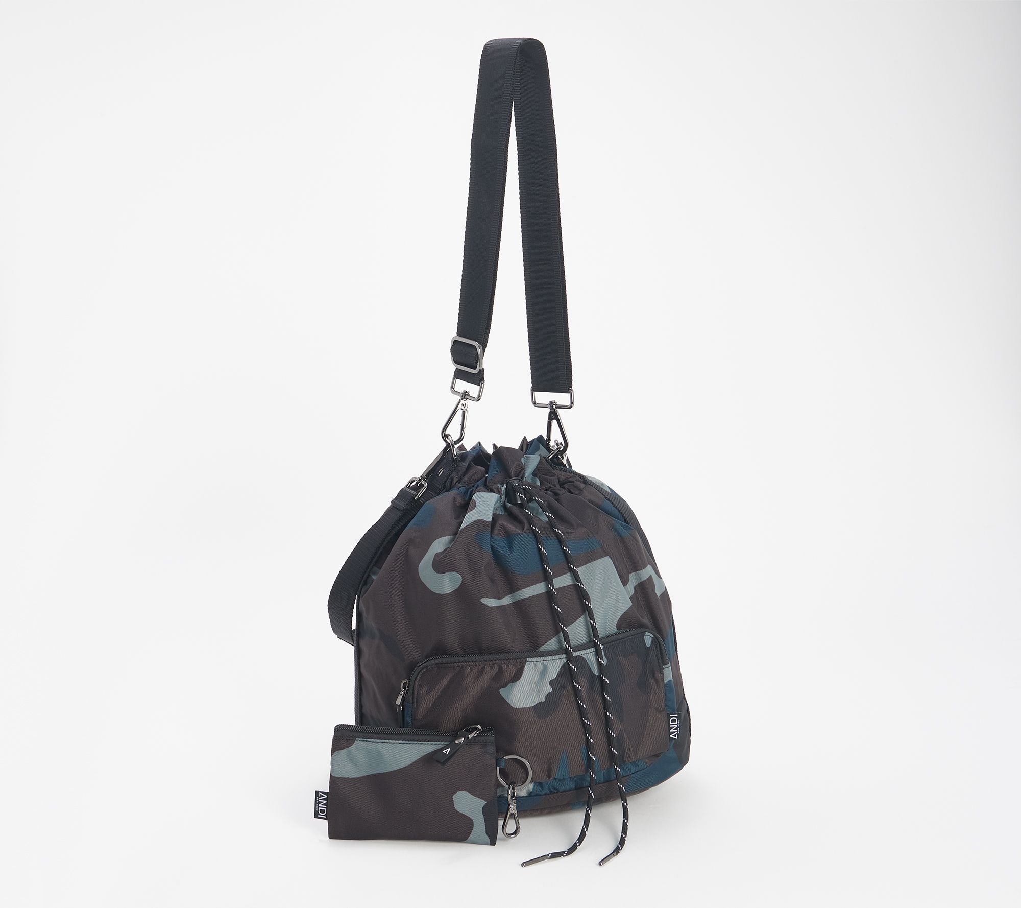 "As Is" ANDI Bucket Crossbody Bag + Mini Wallet with Key Leash