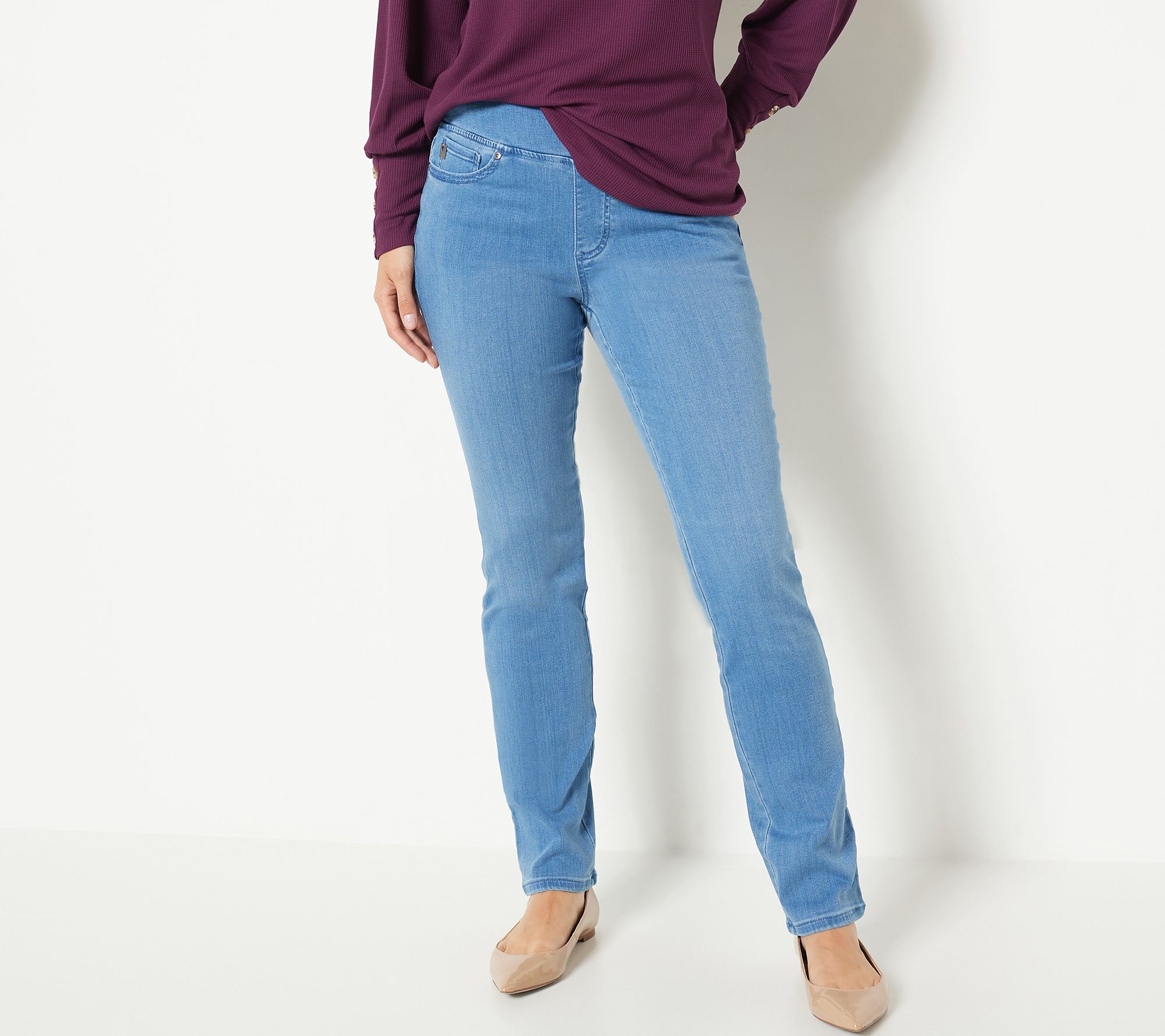 "As Is" Belle by Kim Gravel Regular Primabelle Pull-On Jeans