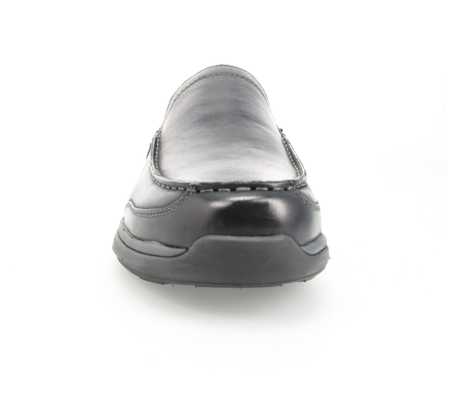 Propet Men's Preston Leather Slip-On Boat Shoes - QVC.com