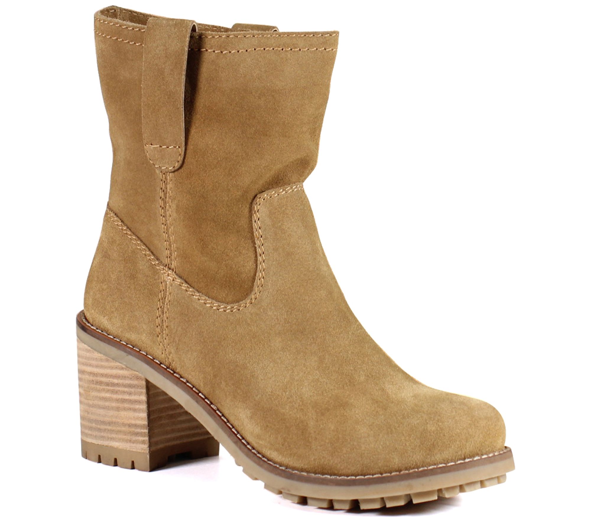 Diba True Pull-On Suede Bootie -  Chloe Mae