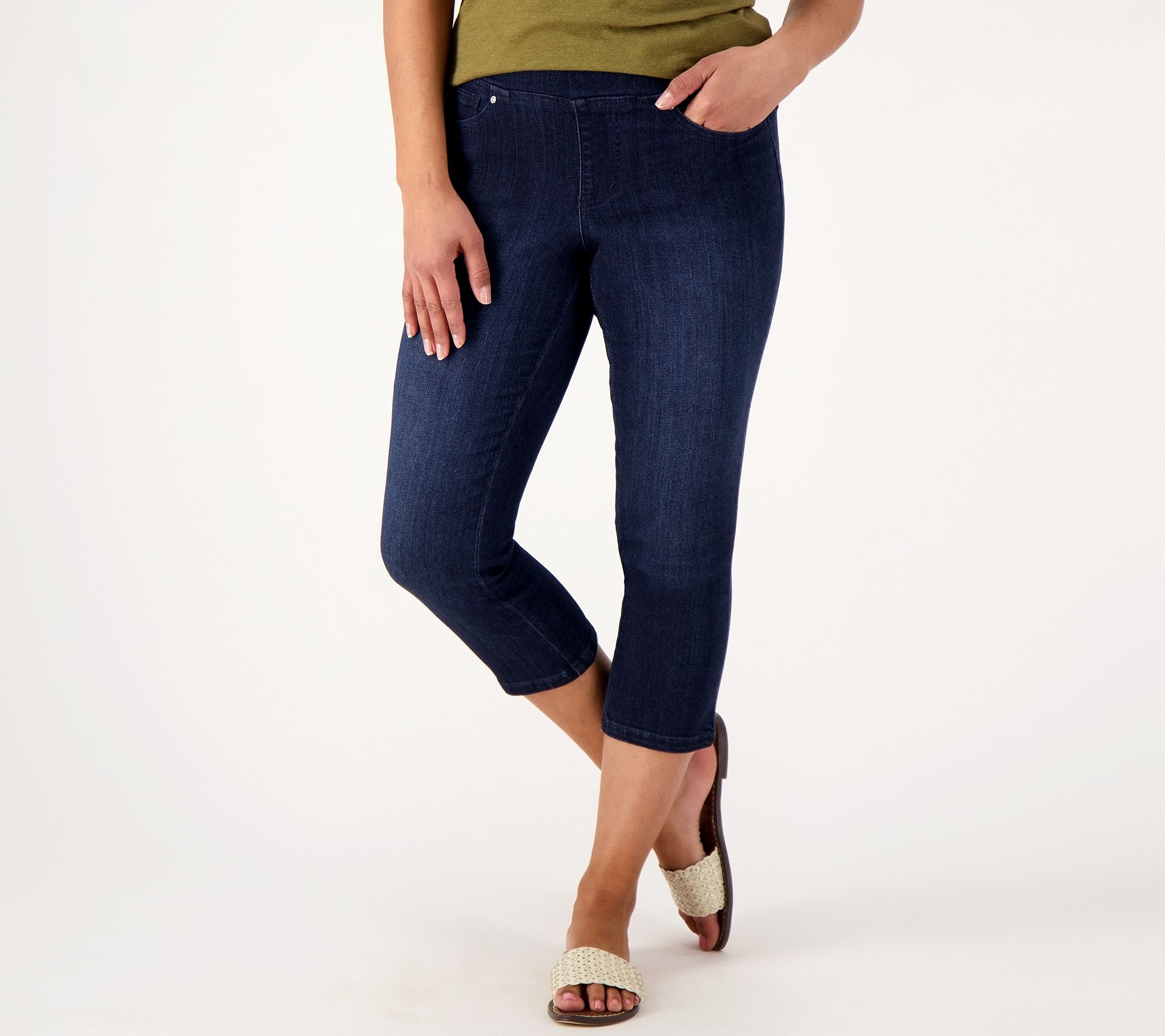 Belle by Kim Gravel Tall Primabelle Straight Leg Cropped Jean