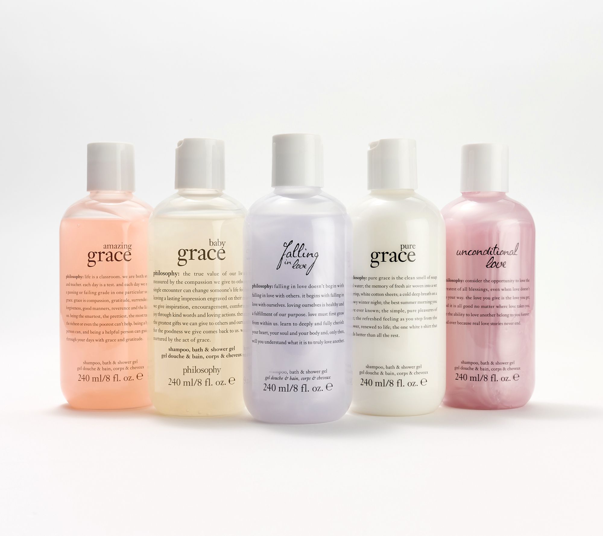 philosophy 5-pc grace & love 8-oz shower gel kit Auto-Delivery