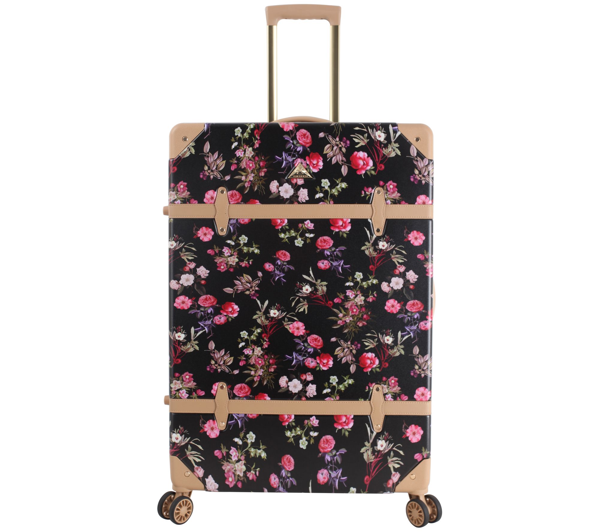 Triforce Hepburn 2pc's Set Spinner Luggage-Vintage Black Rose