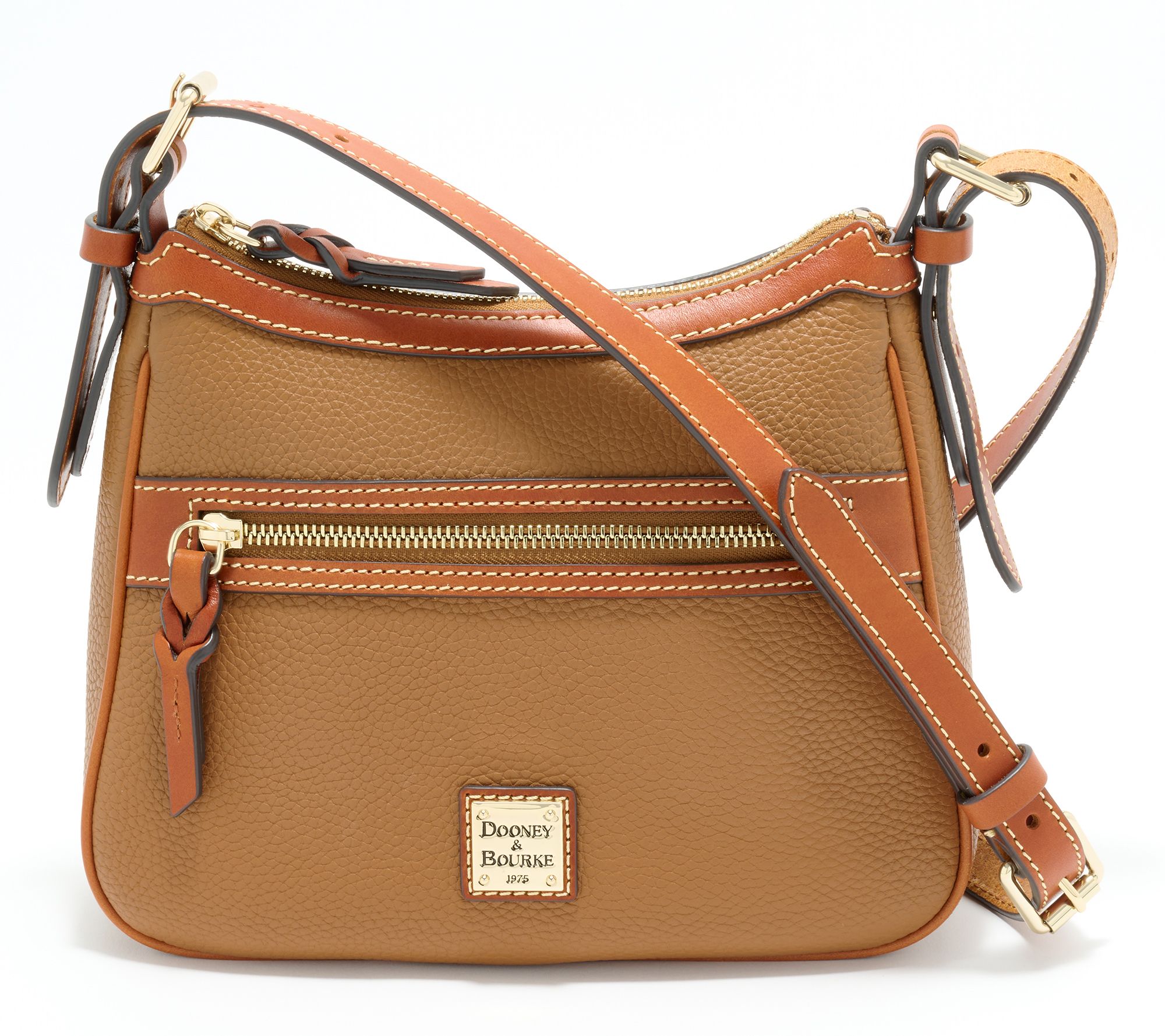 Dooney Bourke Pebble Leather Small Presley Crossbody QVC