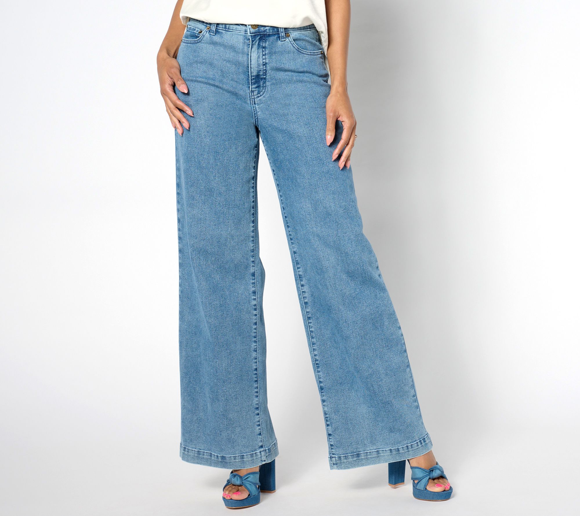 Me by Jennie Garth Regular Indigo Relaxed Fit Jeans