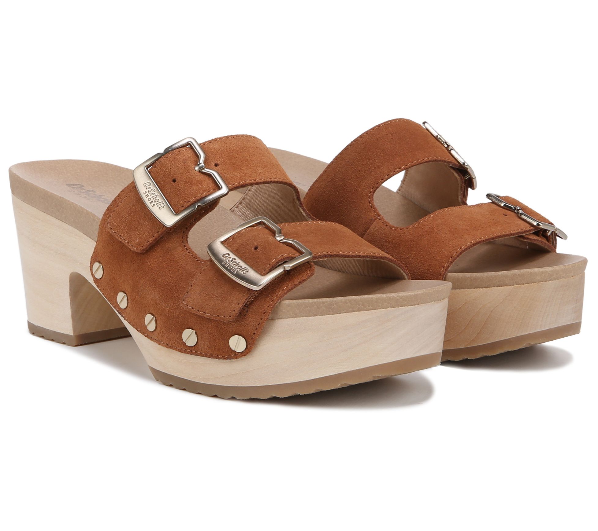 Dr. Scholl s Platform Slip On Sandals OriginalVibe QVC