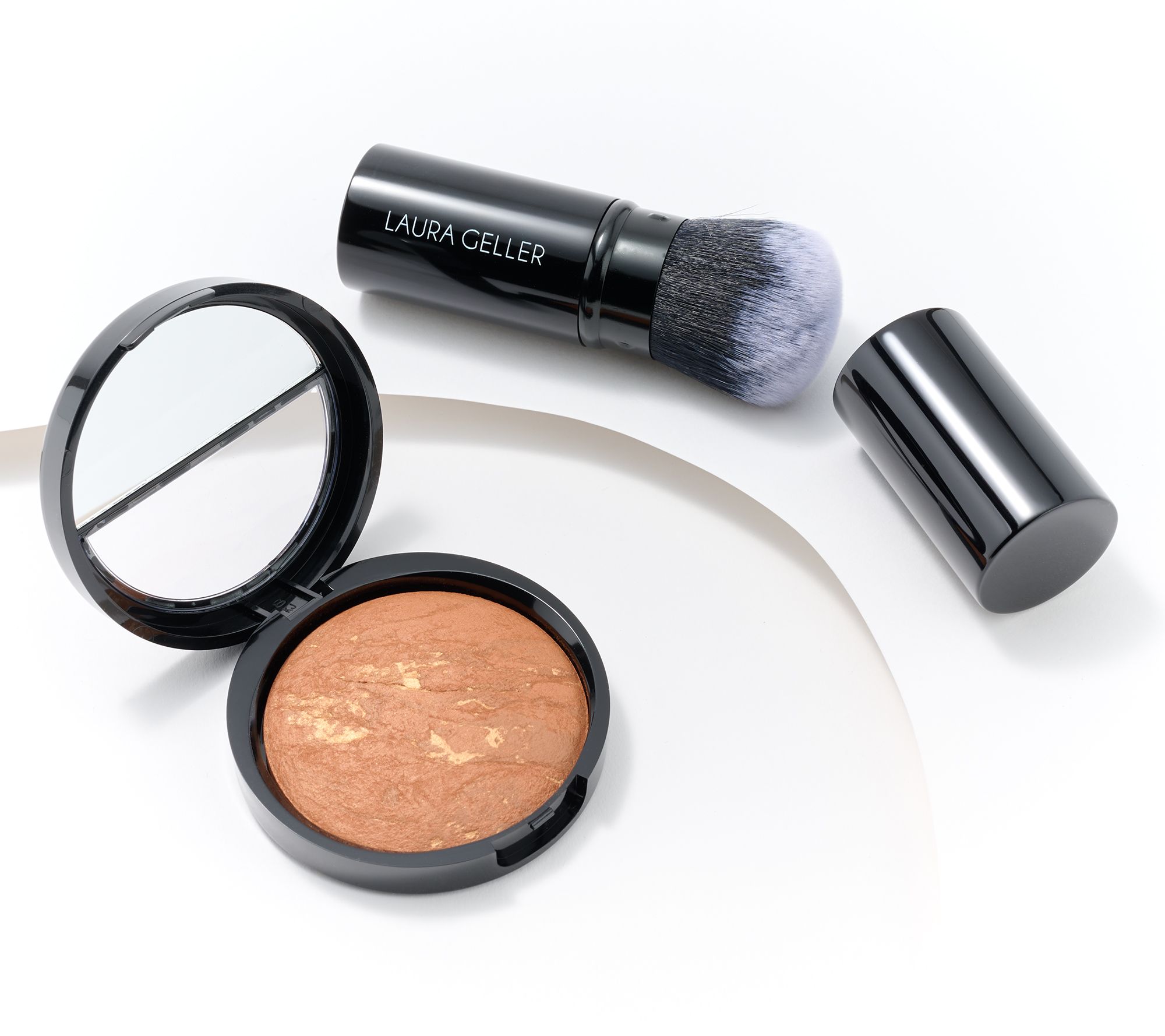 Laura Geller Baked Body Frosting with Kabuki Brush