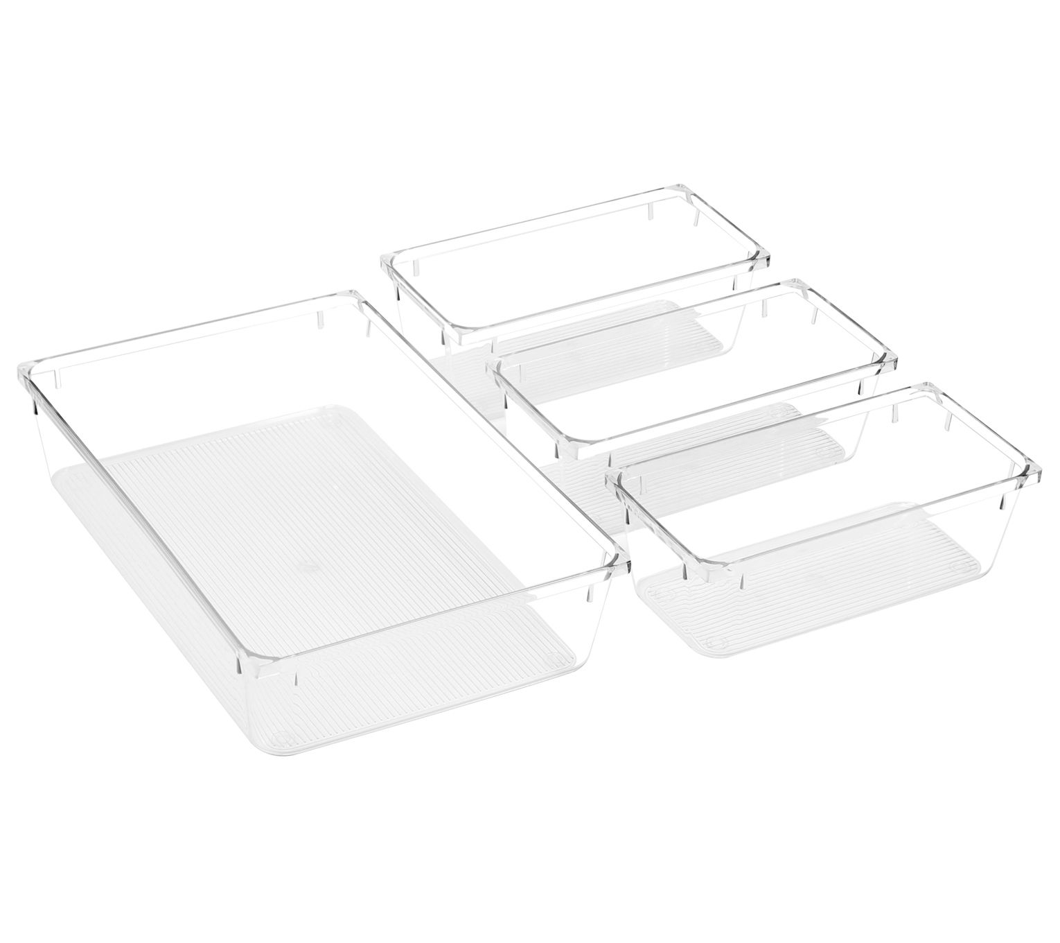 Sorbus 4-Piece Drawer Organizer Set for Makeup - QVC.com