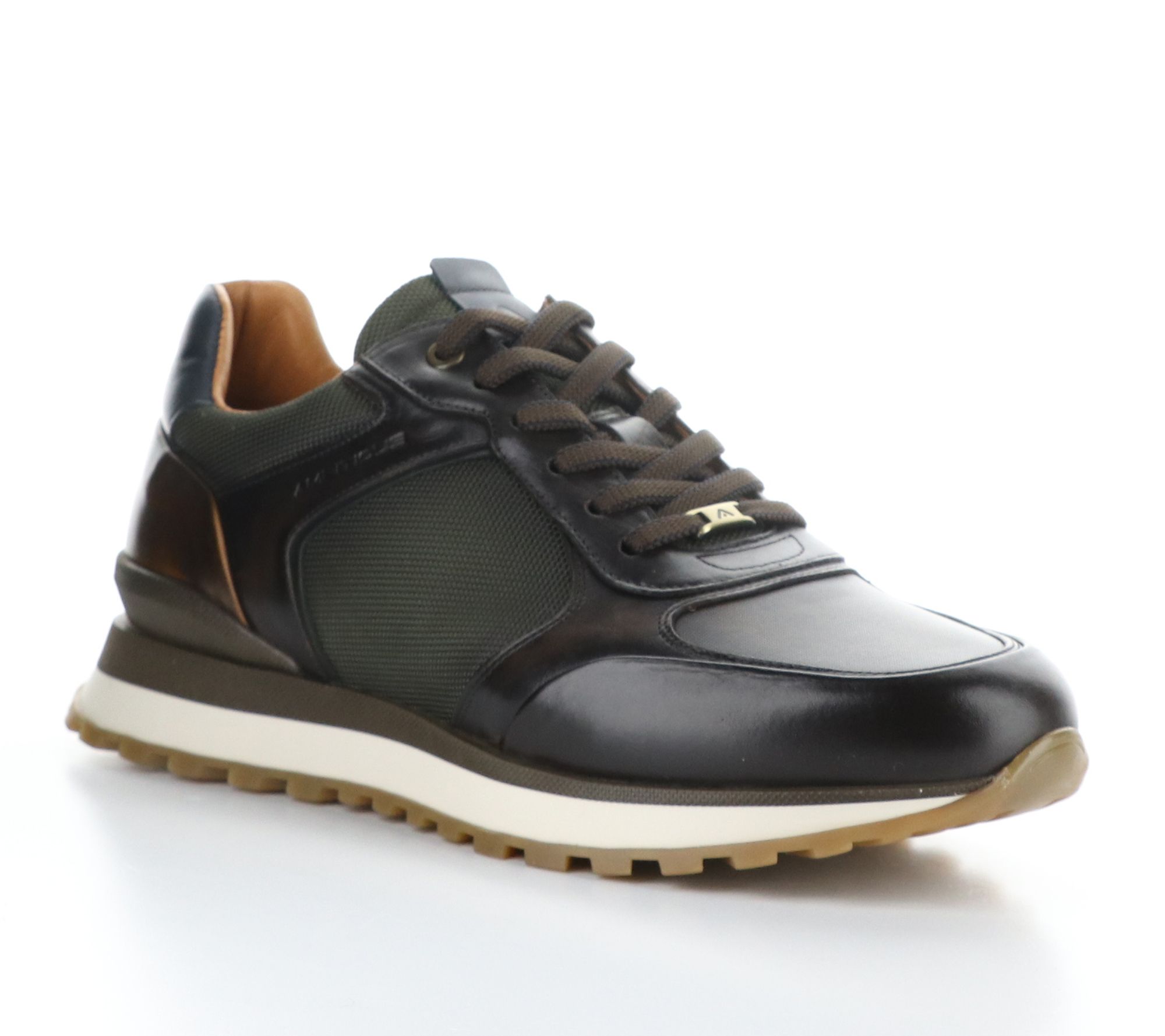 Ambitious Men's Leather Lace Up Sneakers  - 13140