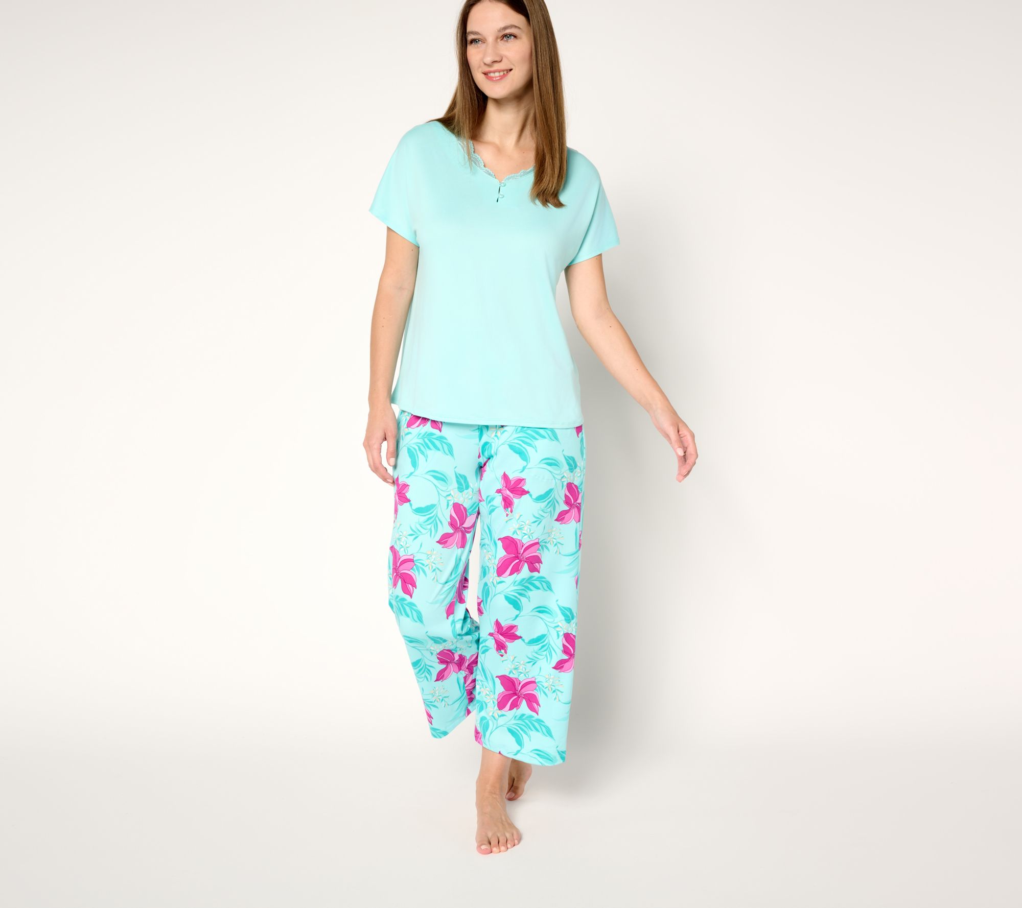 Carole Hochman Feathersoft 2pc Pajama Set